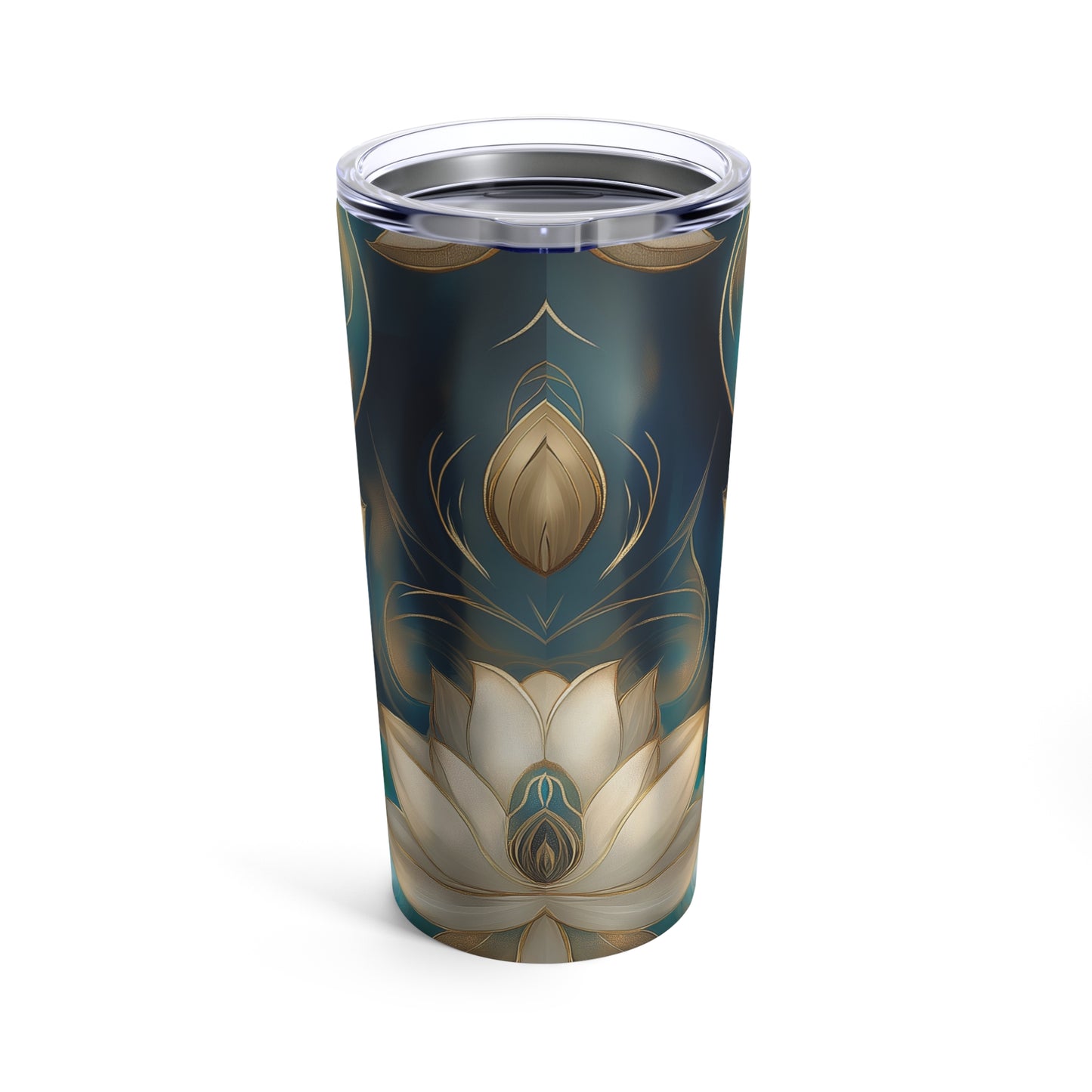 Lotus Blossom Insulated Tumbler | 20oz | Stylish Hot & Cold Drinkware