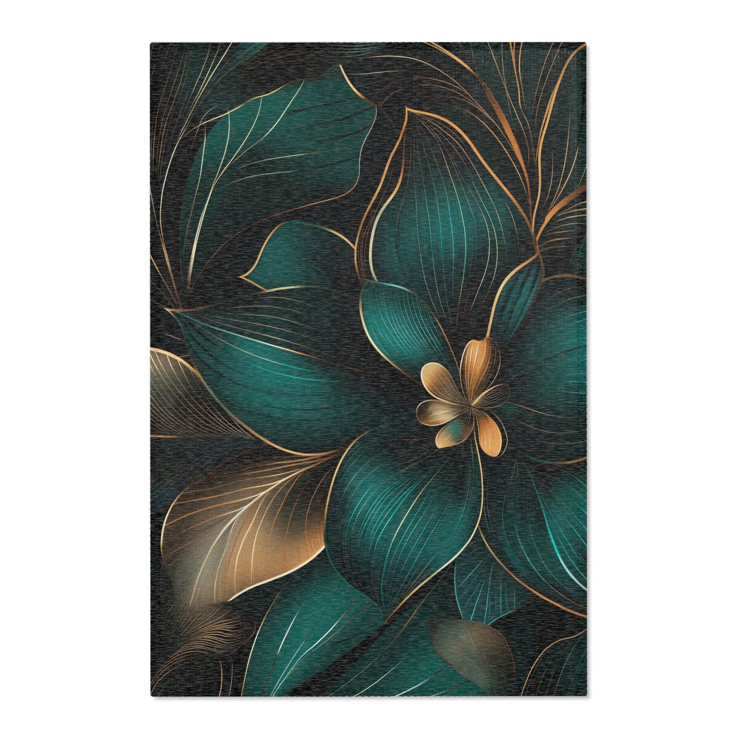 Elegant Botanical Design Area Rug | Available in Multiple Sizes