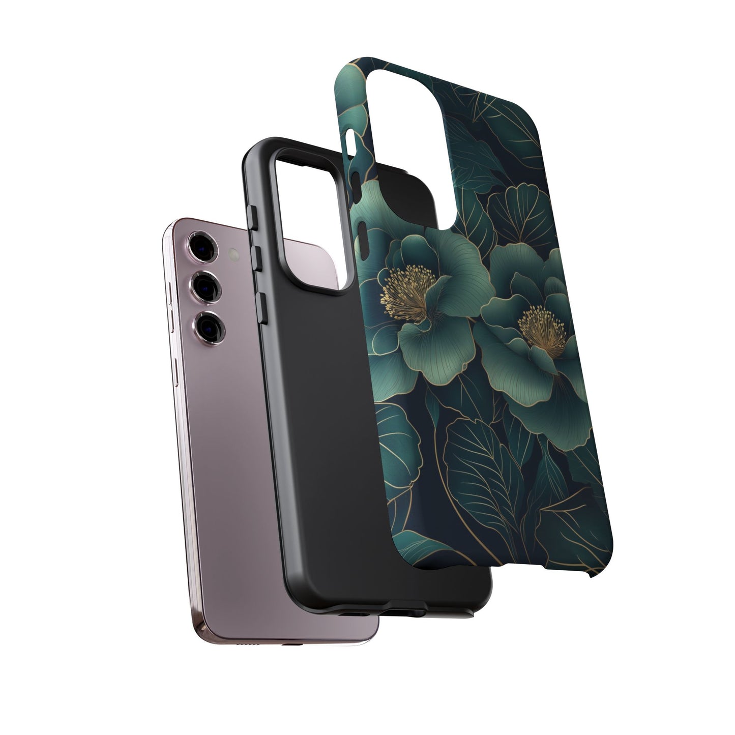 Floral Tough Case | Dual Layer Protection for iPhone, Samsung & Google Pixel