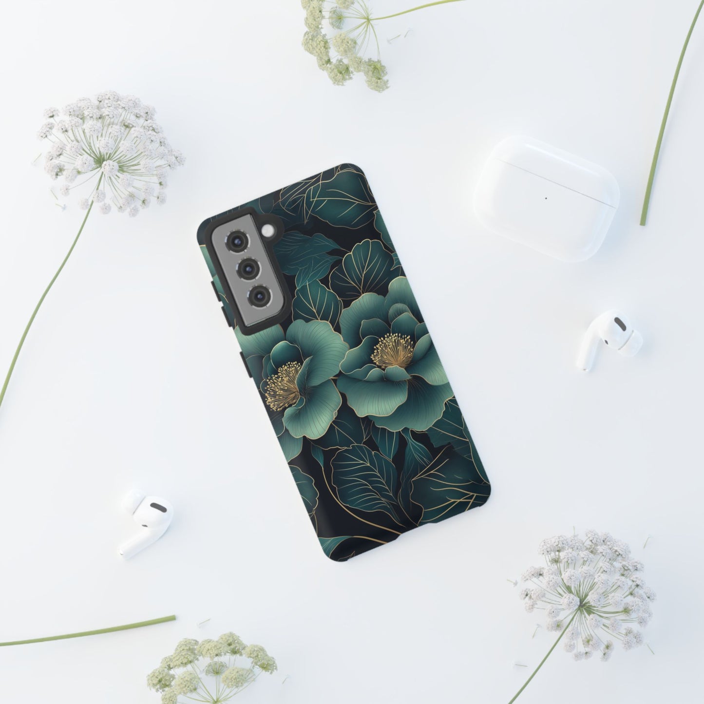 Floral Tough Case | Dual Layer Protection for iPhone, Samsung & Google Pixel