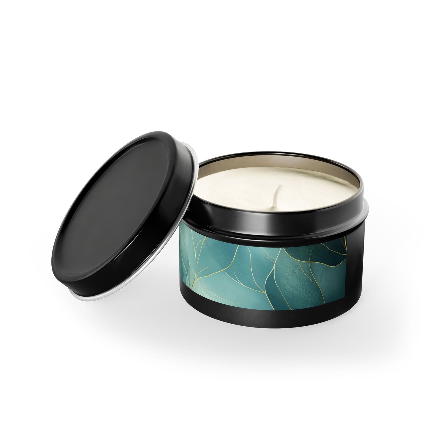 Aromatherapy Leaf Tin Candle