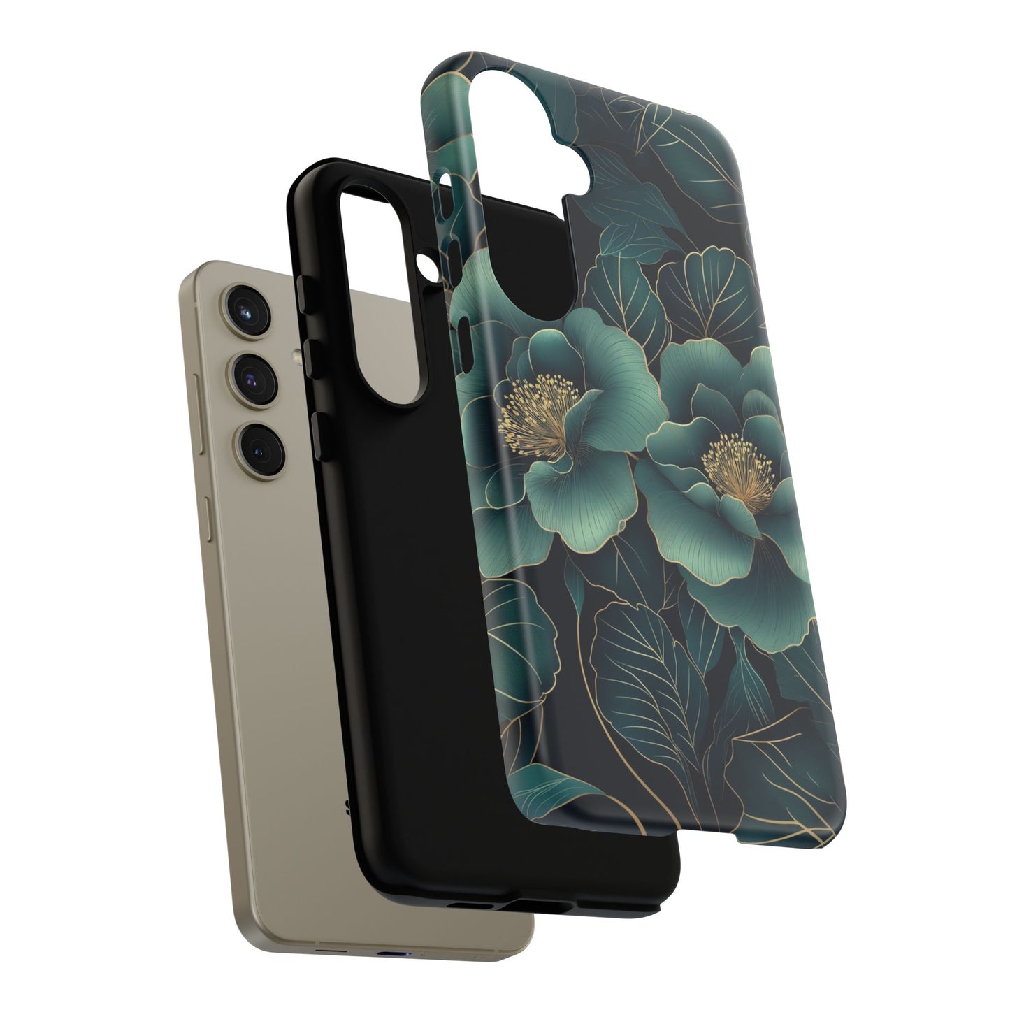 Floral Tough Case | Dual Layer Protection for iPhone, Samsung & Google Pixel