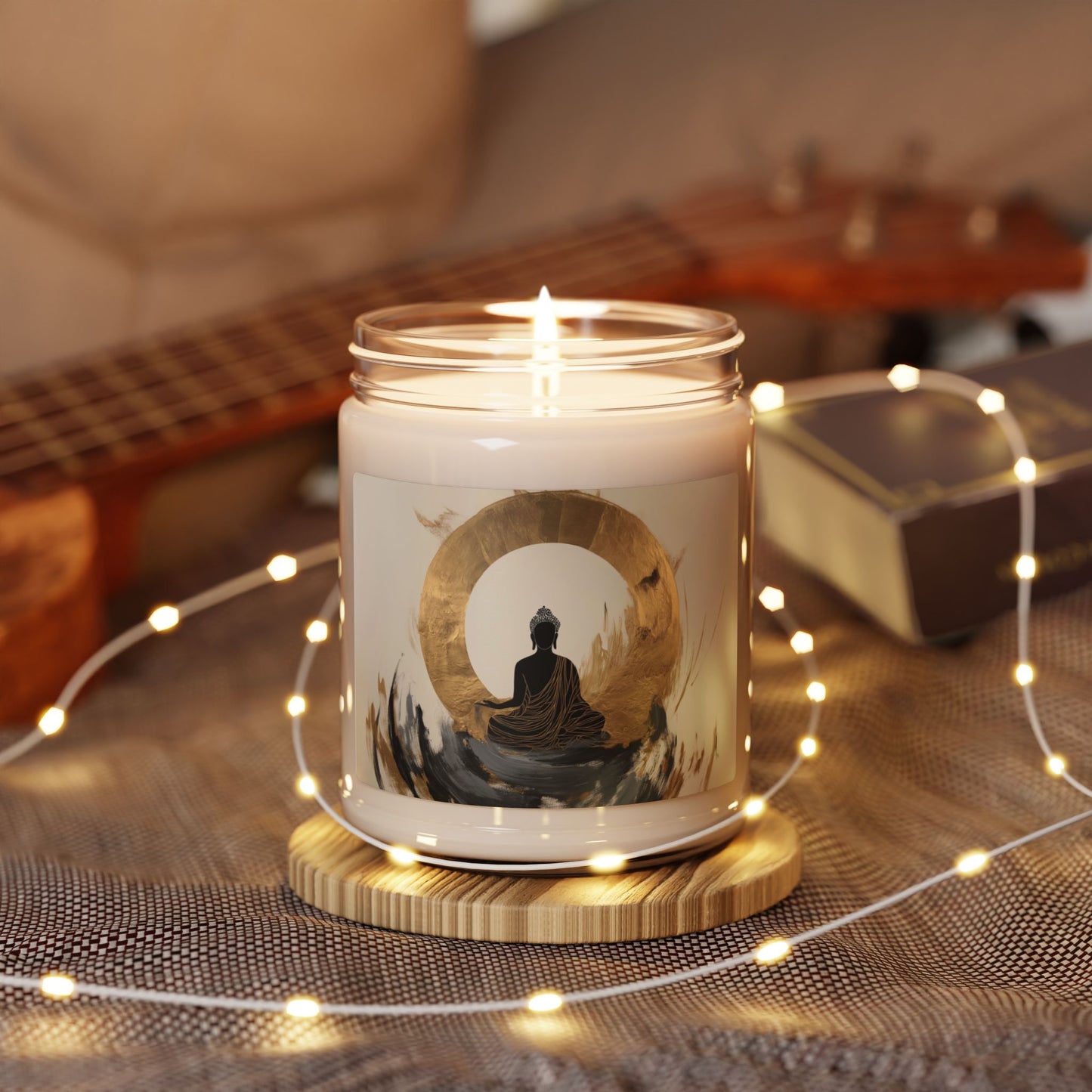 Zen Buddha Scented Soy Candle – Tranquility in Every Flicker