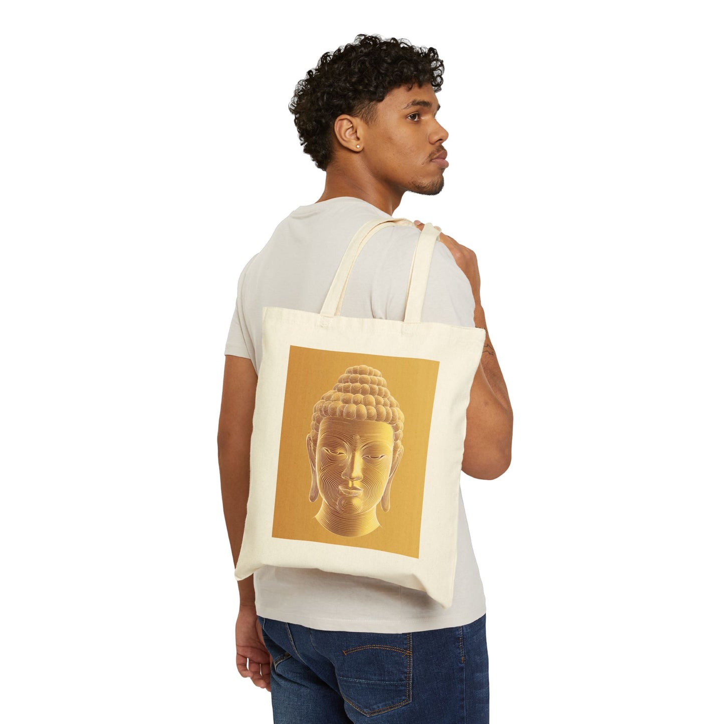 Zen Bliss Cotton Canvas Tote Bag