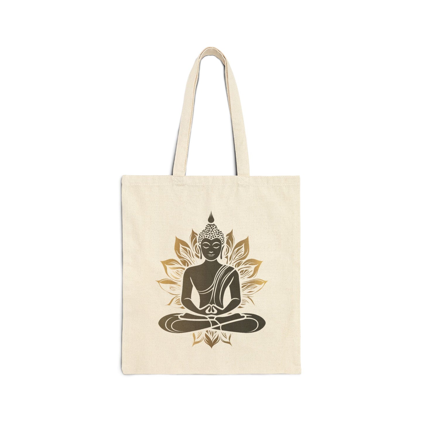 Tranquil Harmony Cotton Canvas Tote Bag