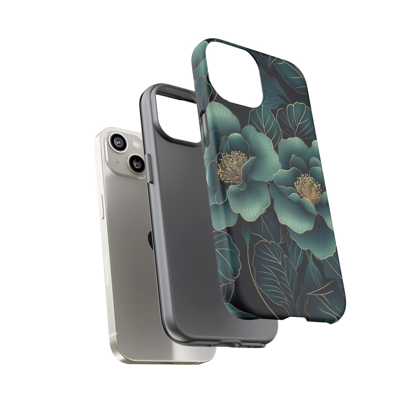 Floral Tough Case | Dual Layer Protection for iPhone, Samsung & Google Pixel