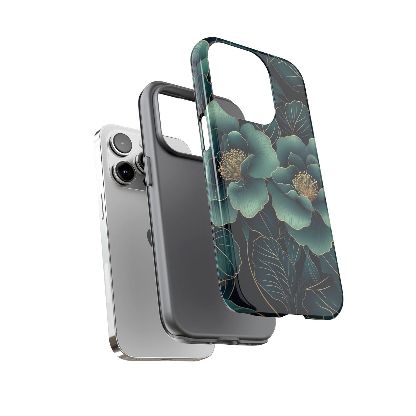 Floral Tough Case | Dual Layer Protection for iPhone, Samsung & Google Pixel