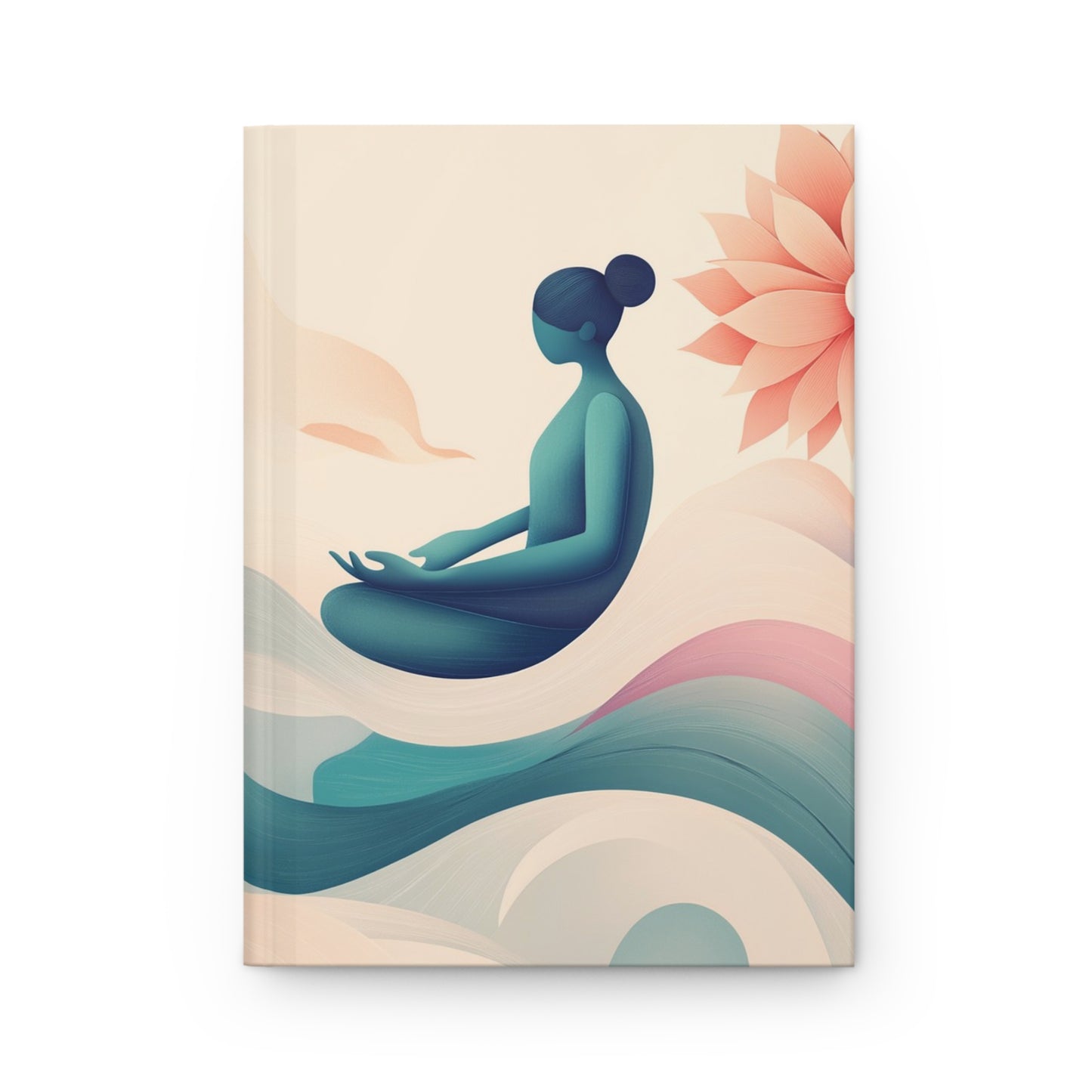 Breathe, Reflect, Grow – Mindful Hardcover Journal (Matte Finish)