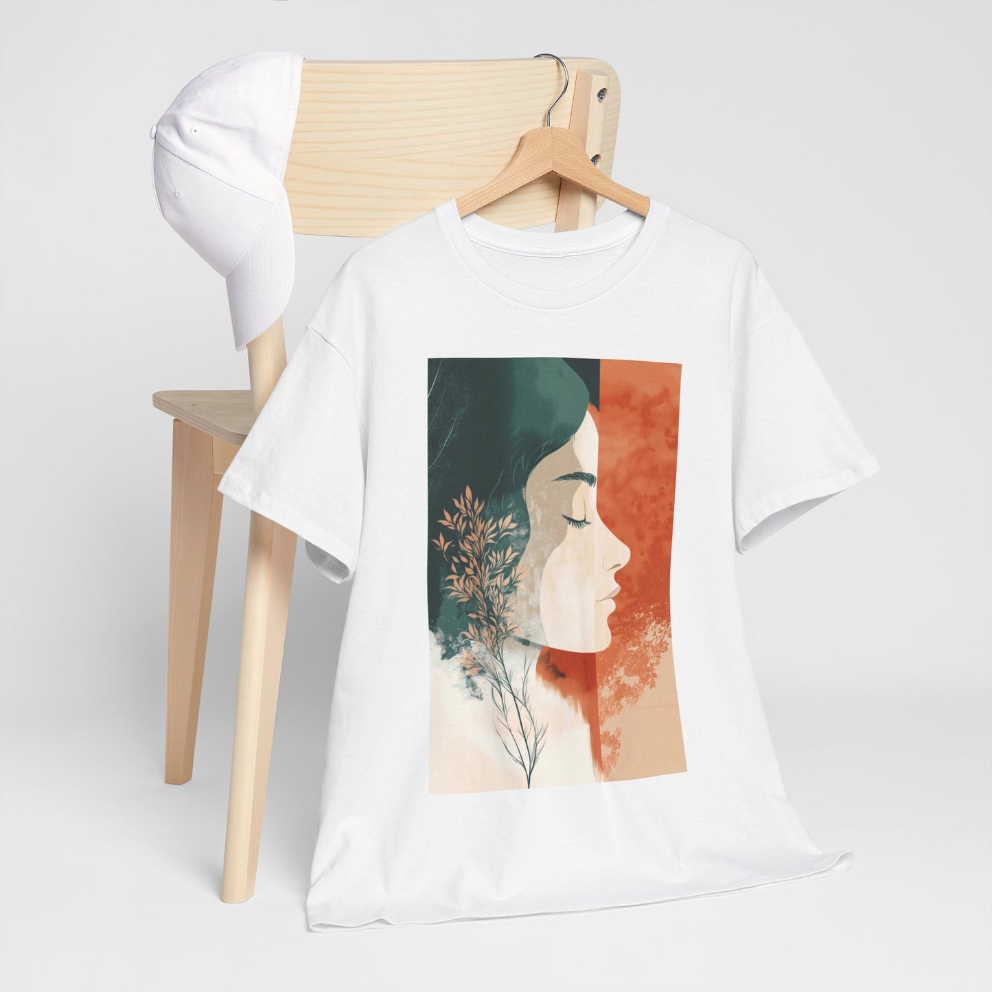 Inner Calm Unisex Heavy Cotton Tee – Zen-inspirierte Kunst für ein friedliches Leben