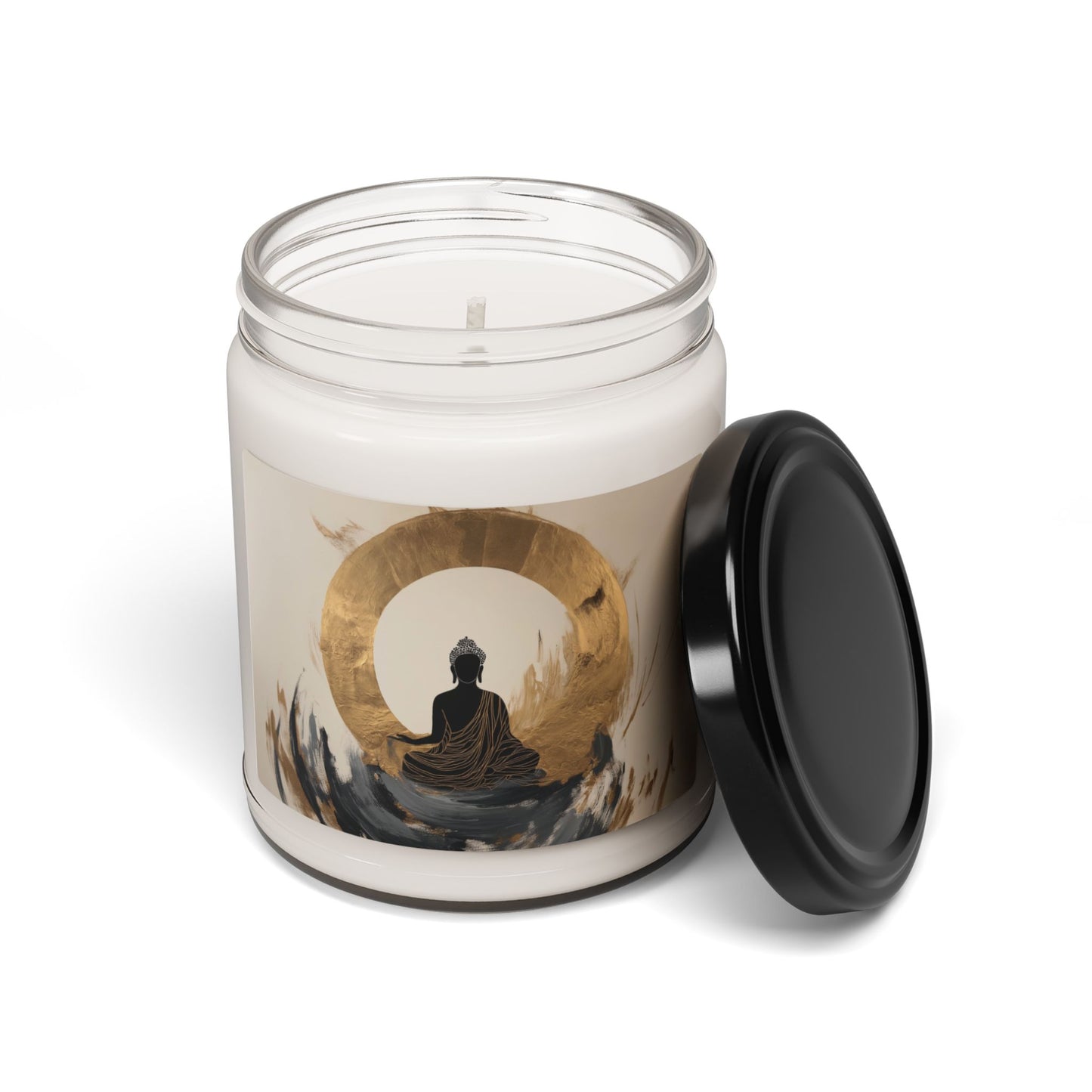 Zen Buddha Scented Soy Candle – Tranquility in Every Flicker