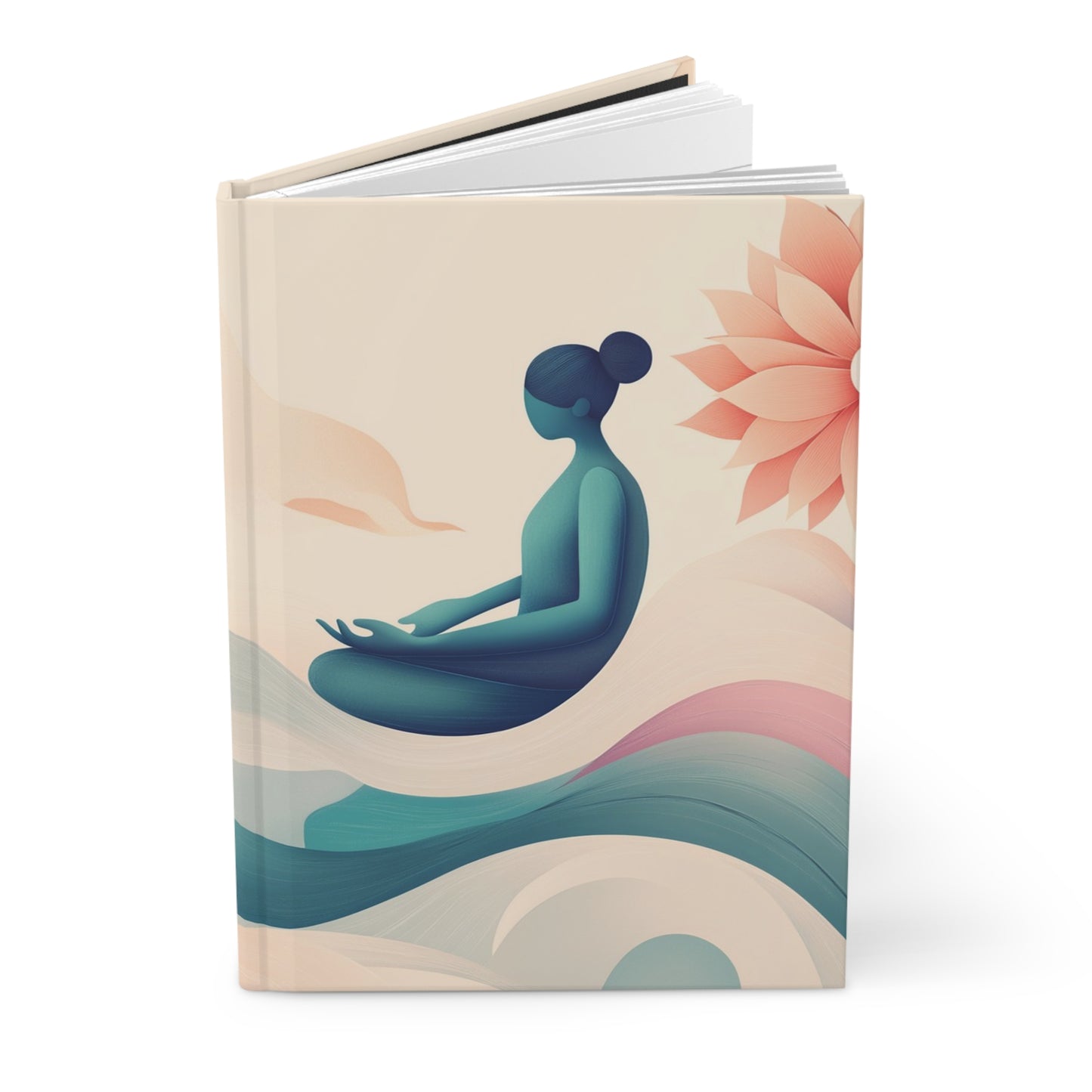 Breathe, Reflect, Grow – Mindful Hardcover Journal (Matte Finish)