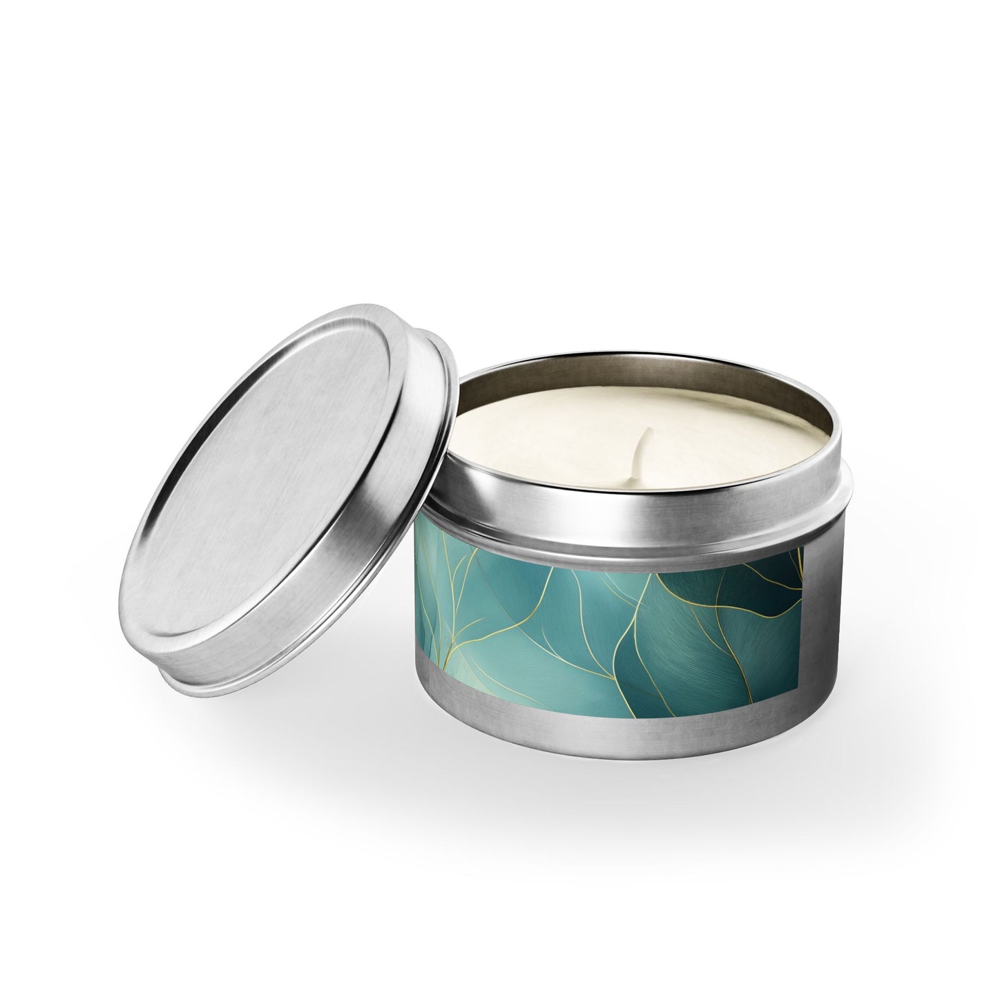 Aromatherapy Leaf Tin Candle