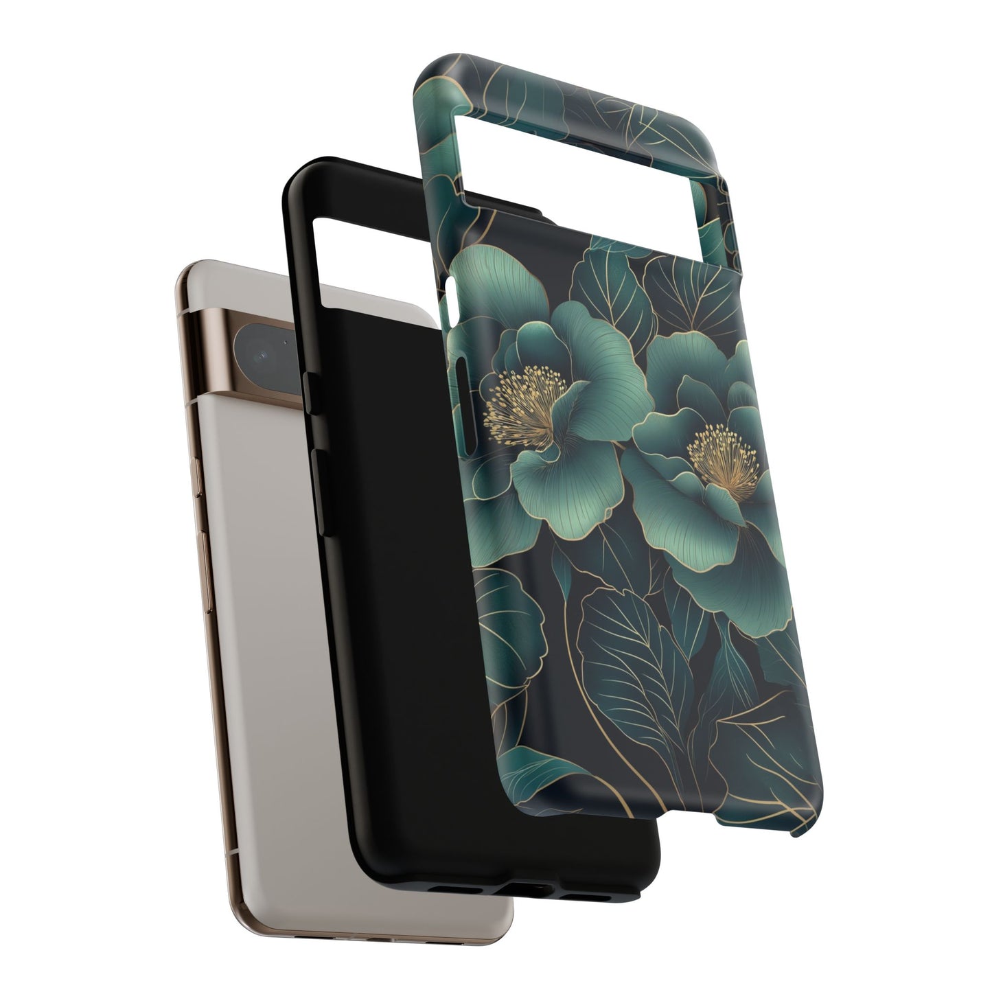 Floral Tough Case | Dual Layer Protection for iPhone, Samsung & Google Pixel