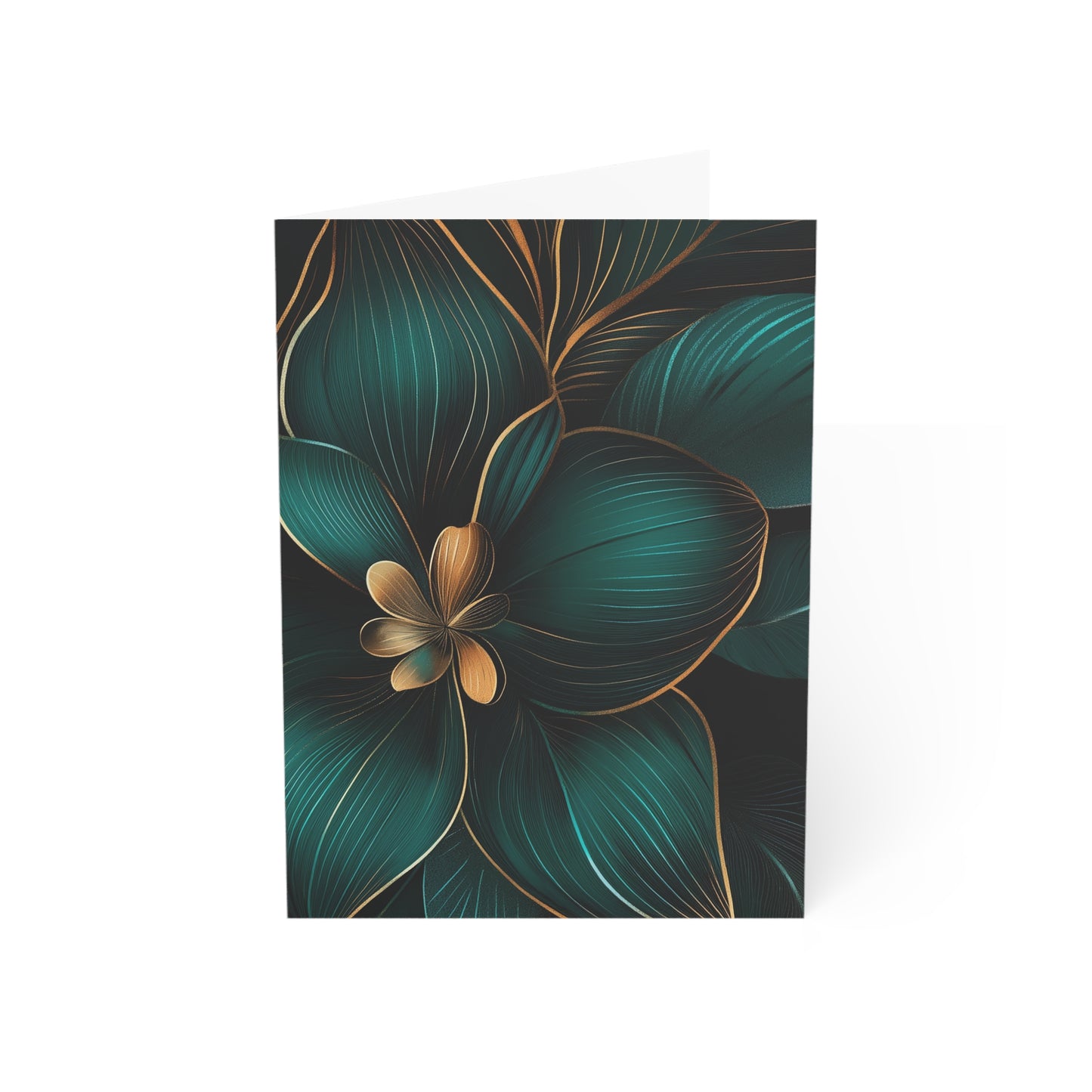 Floral Serenity Greeting Cards | Personalized Elegance for Every Occasion