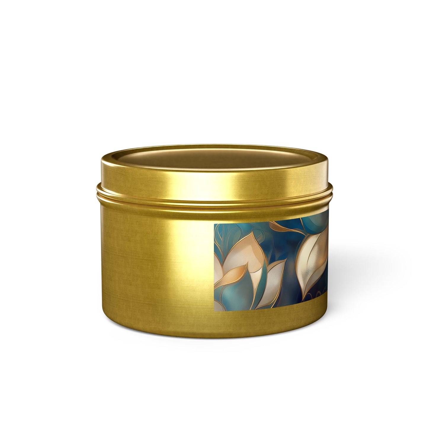 Lotus Blossom Aromatherapy Tin Candle | Hand-Poured Coconut Soy Wax | 4oz & 8oz