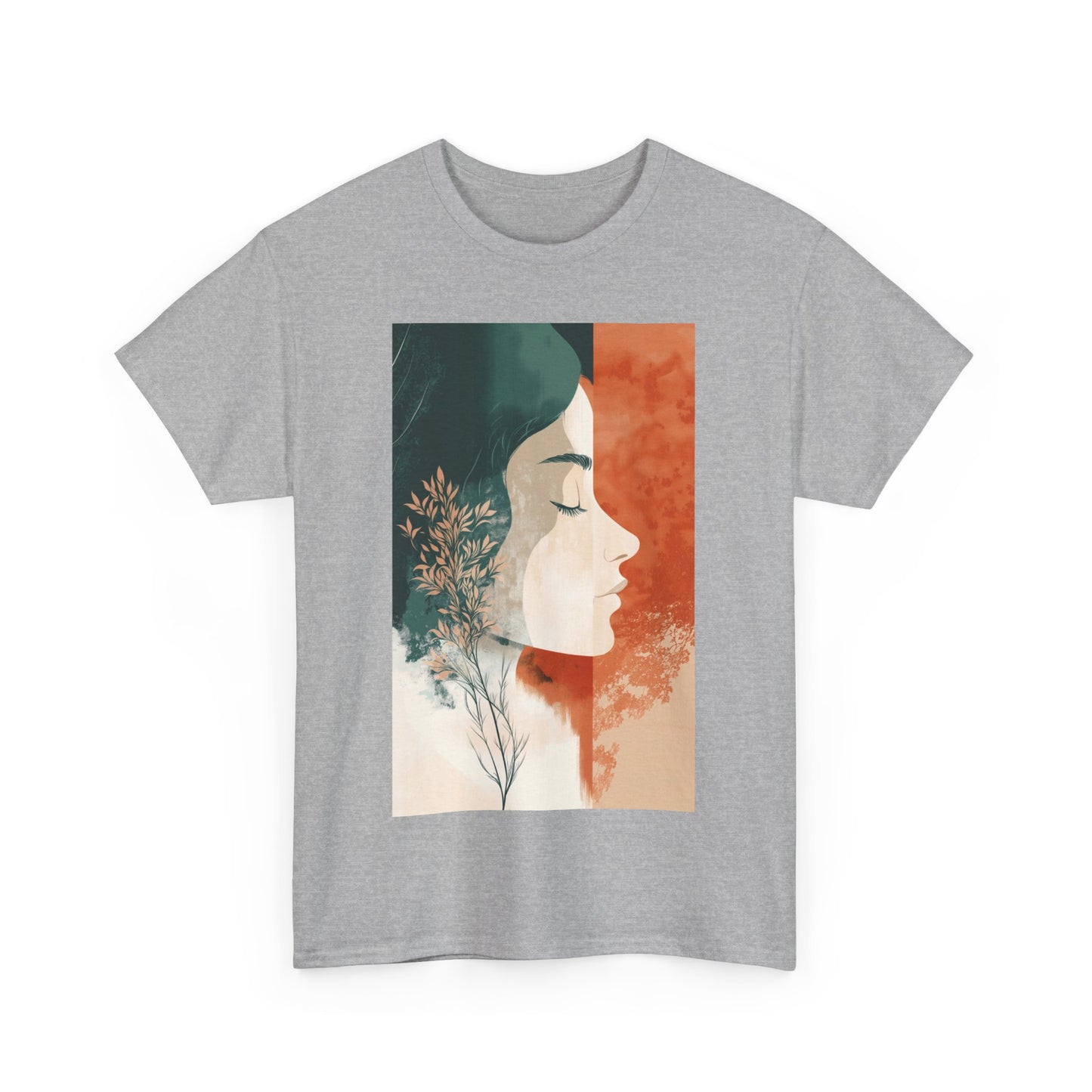 Inner Calm Unisex Heavy Cotton Tee – Zen-inspirierte Kunst für ein friedliches Leben