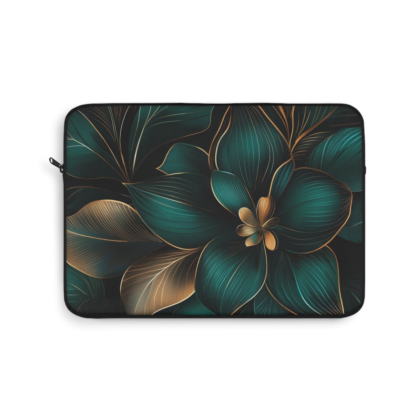 Floral Tranquility Laptop Sleeve | Water-Resistant & Stylish Protection