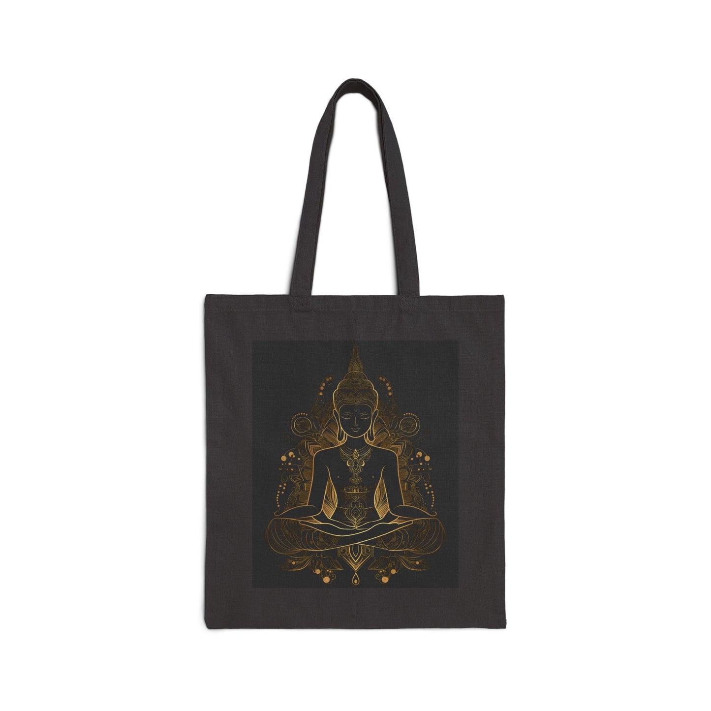 Mindful Serenity Cotton Canvas Tote Bag