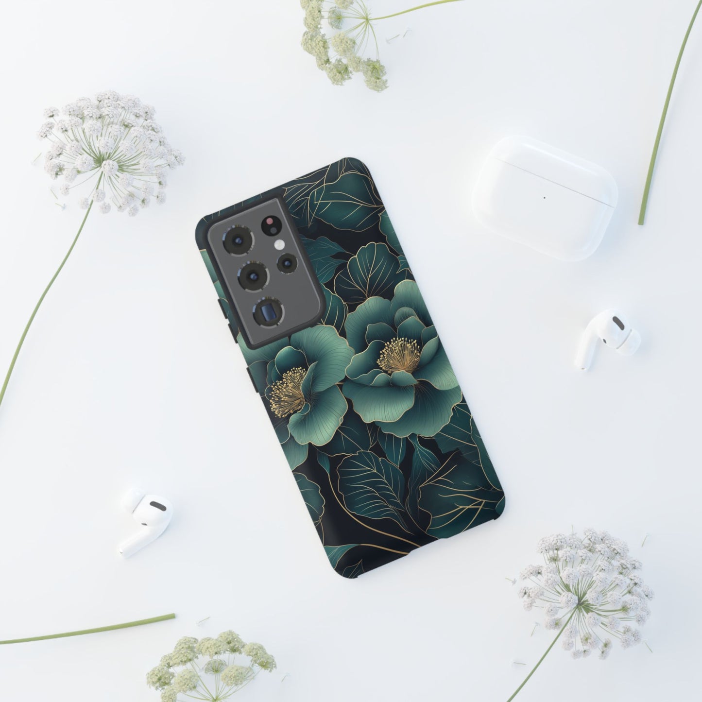 Floral Tough Case | Dual Layer Protection for iPhone, Samsung & Google Pixel