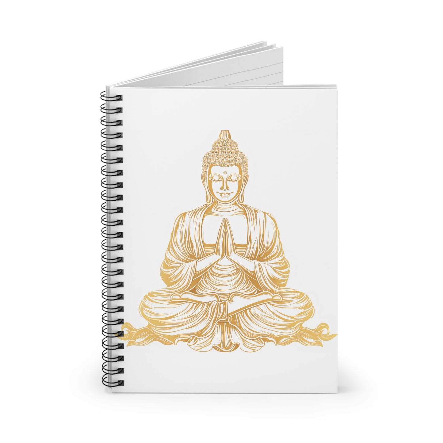 Buddha Serenity Spiral Notebook | Gratitude Journal | Ruled Line