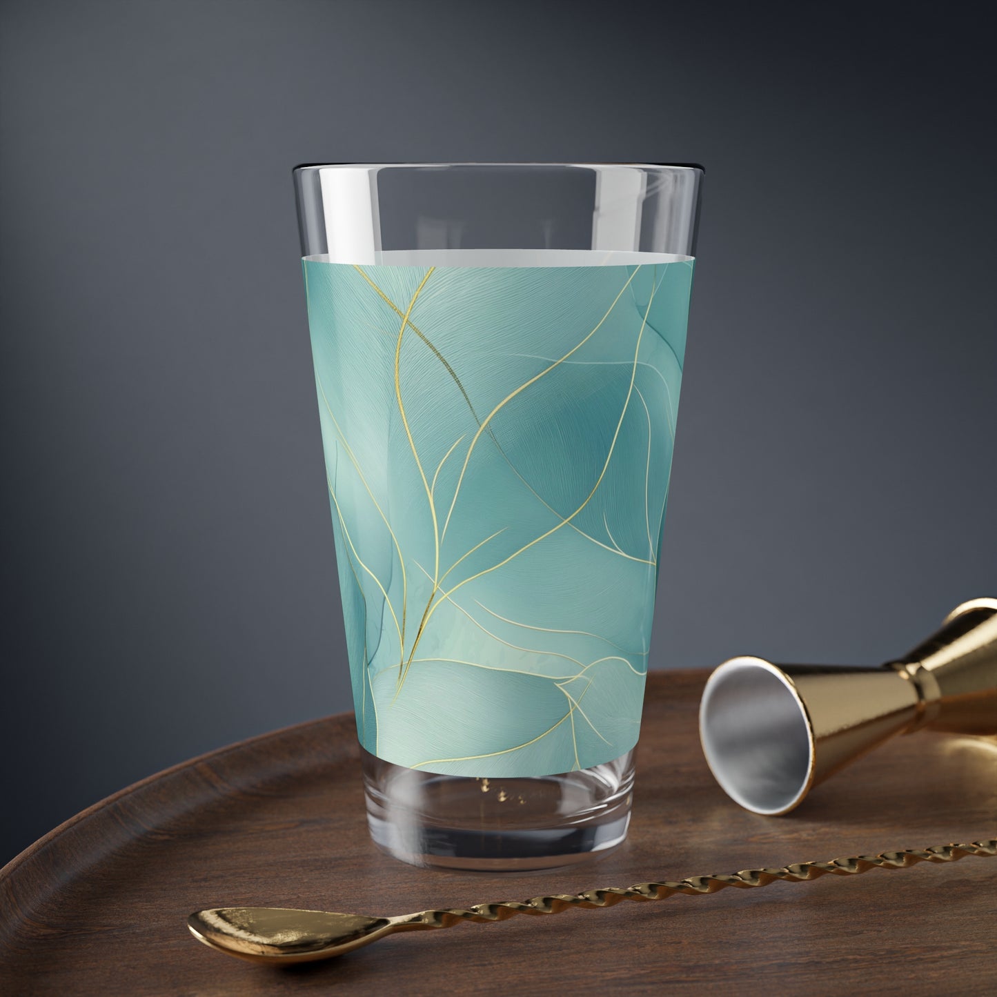 Serene Leaf Mixing Glass