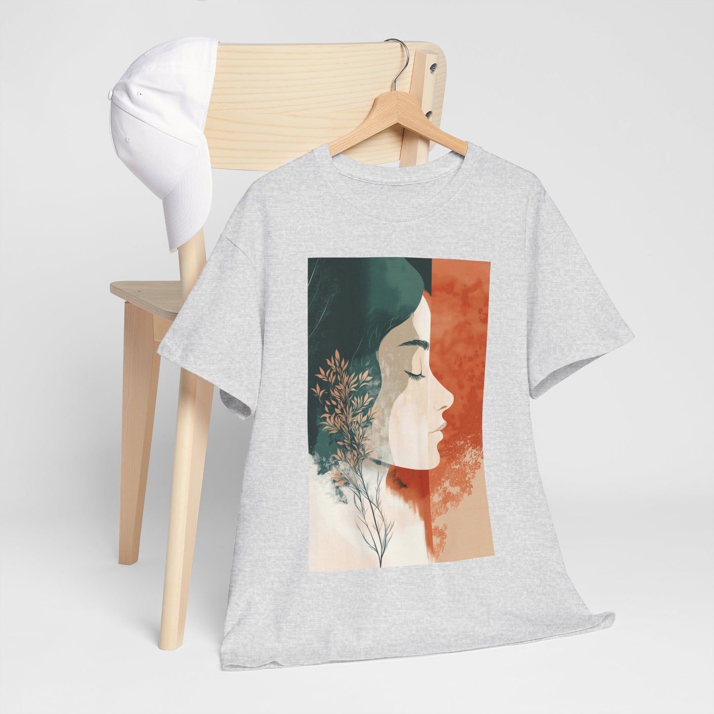 Inner Calm Unisex Heavy Cotton Tee – Zen-inspirierte Kunst für ein friedliches Leben