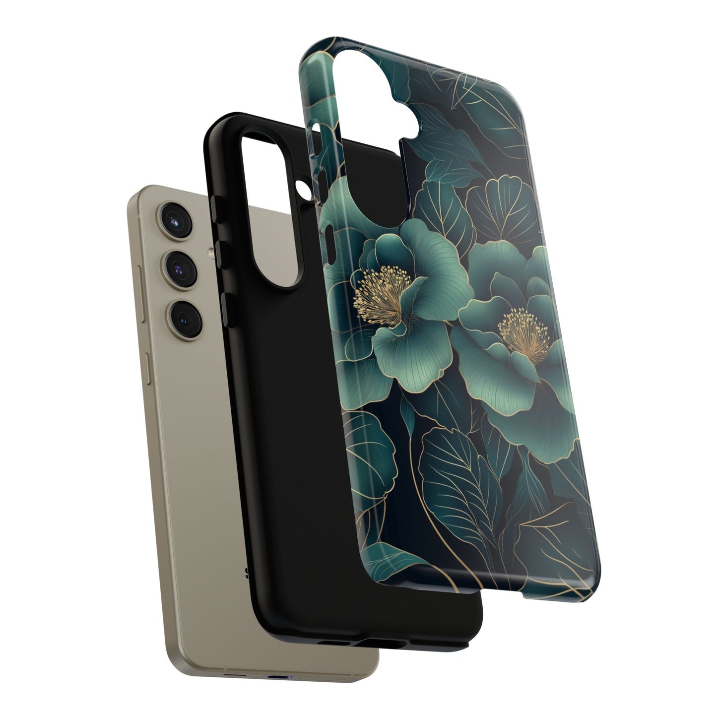 Floral Tough Case | Dual Layer Protection for iPhone, Samsung & Google Pixel