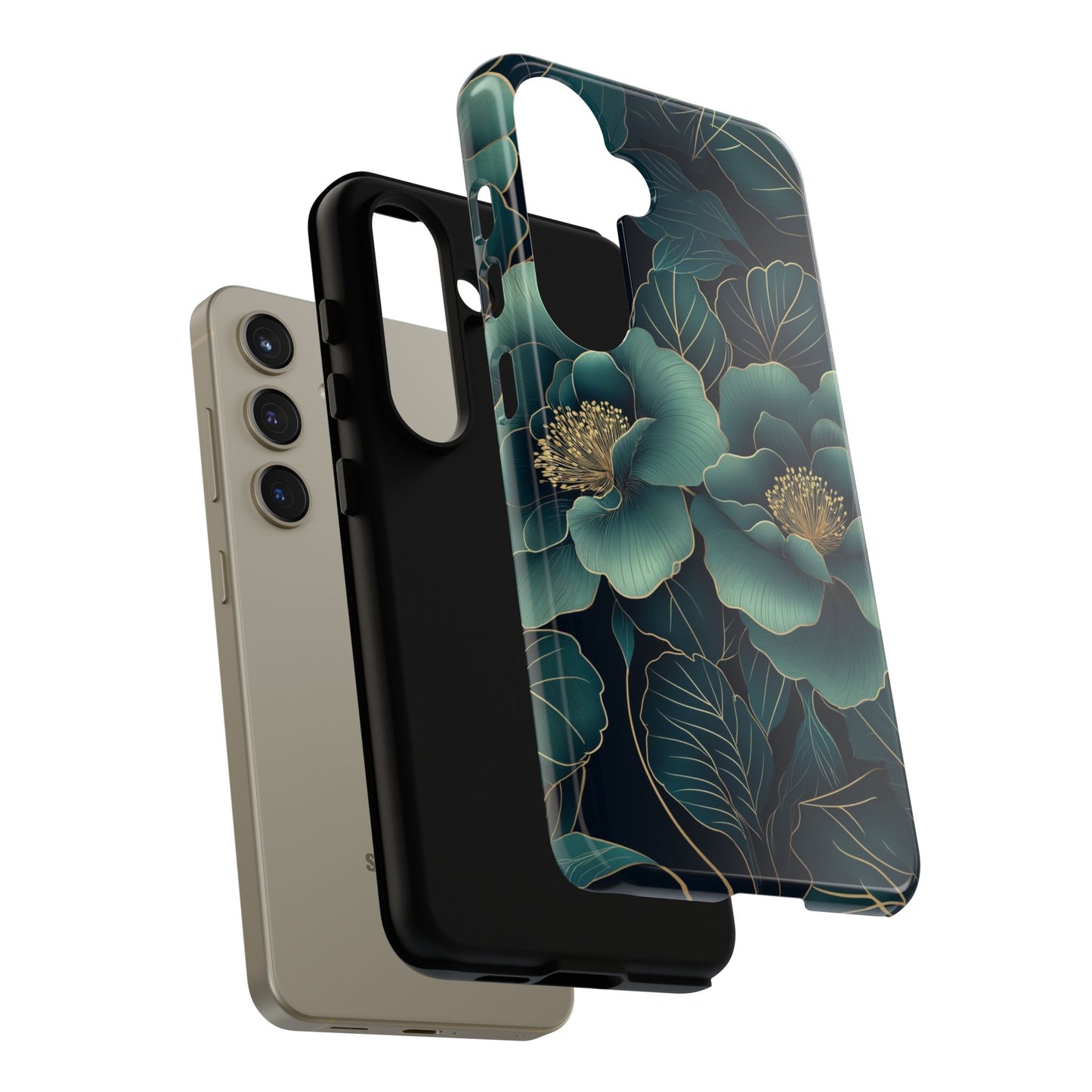 Floral Tough Case | Dual Layer Protection for iPhone, Samsung & Google Pixel