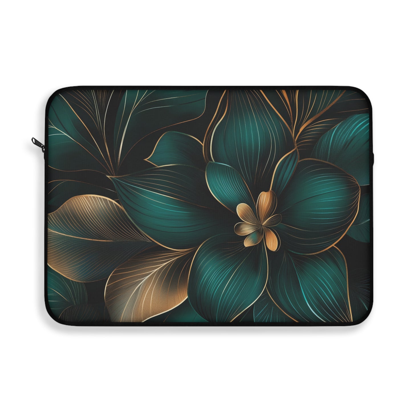 Floral Tranquility Laptop Sleeve | Water-Resistant & Stylish Protection