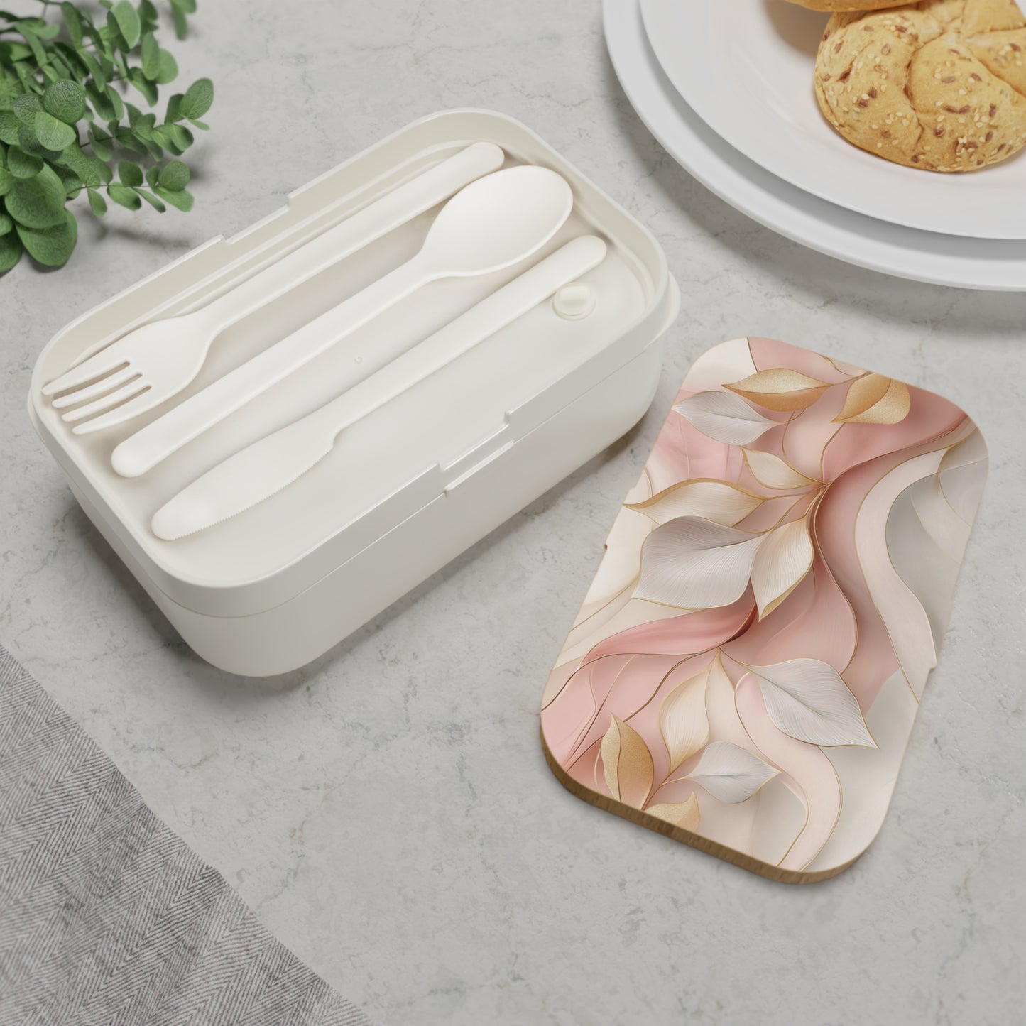 Elegant Waves Bento Lunch Box