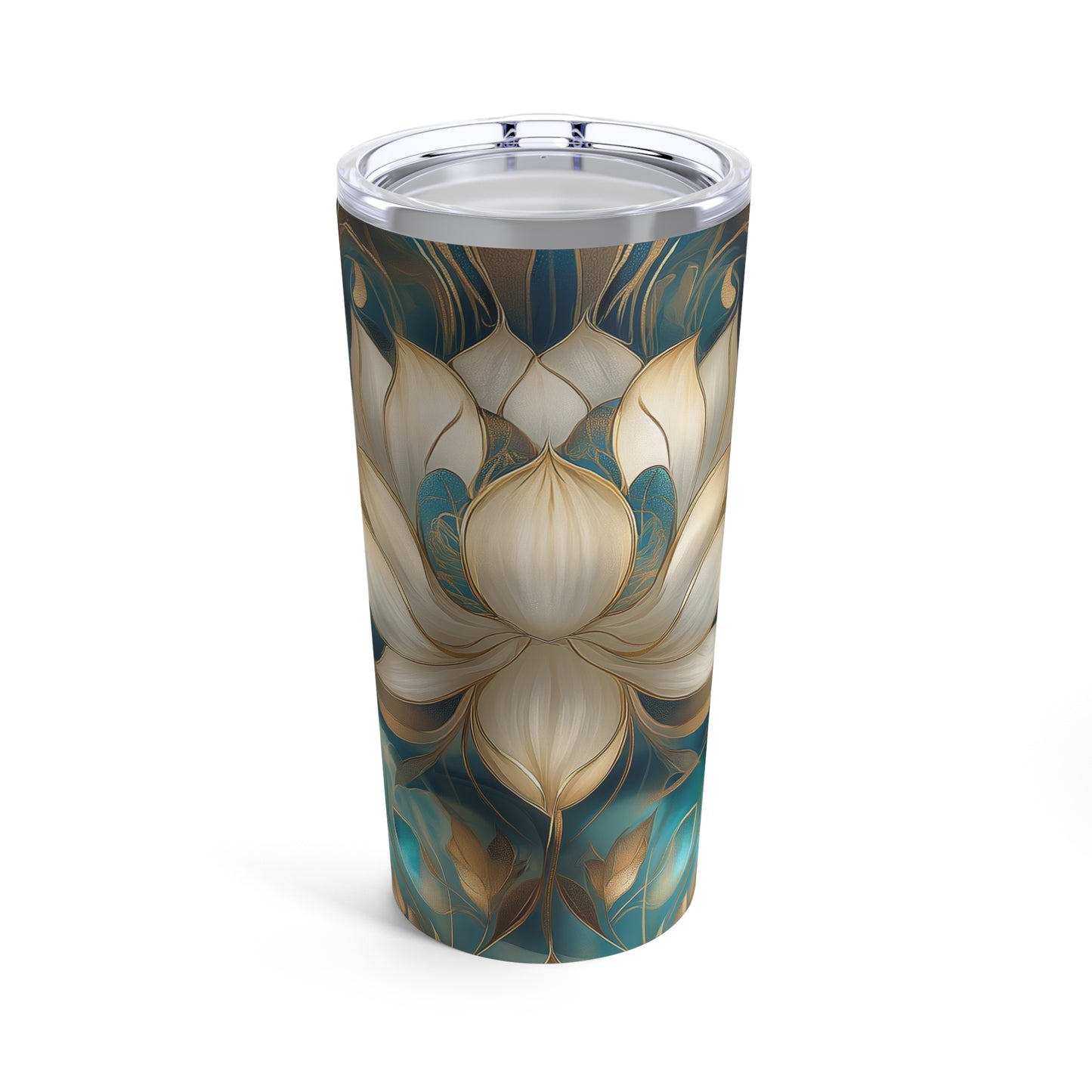 Lotus Blossom Insulated Tumbler | 20oz | Stylish Hot & Cold Drinkware