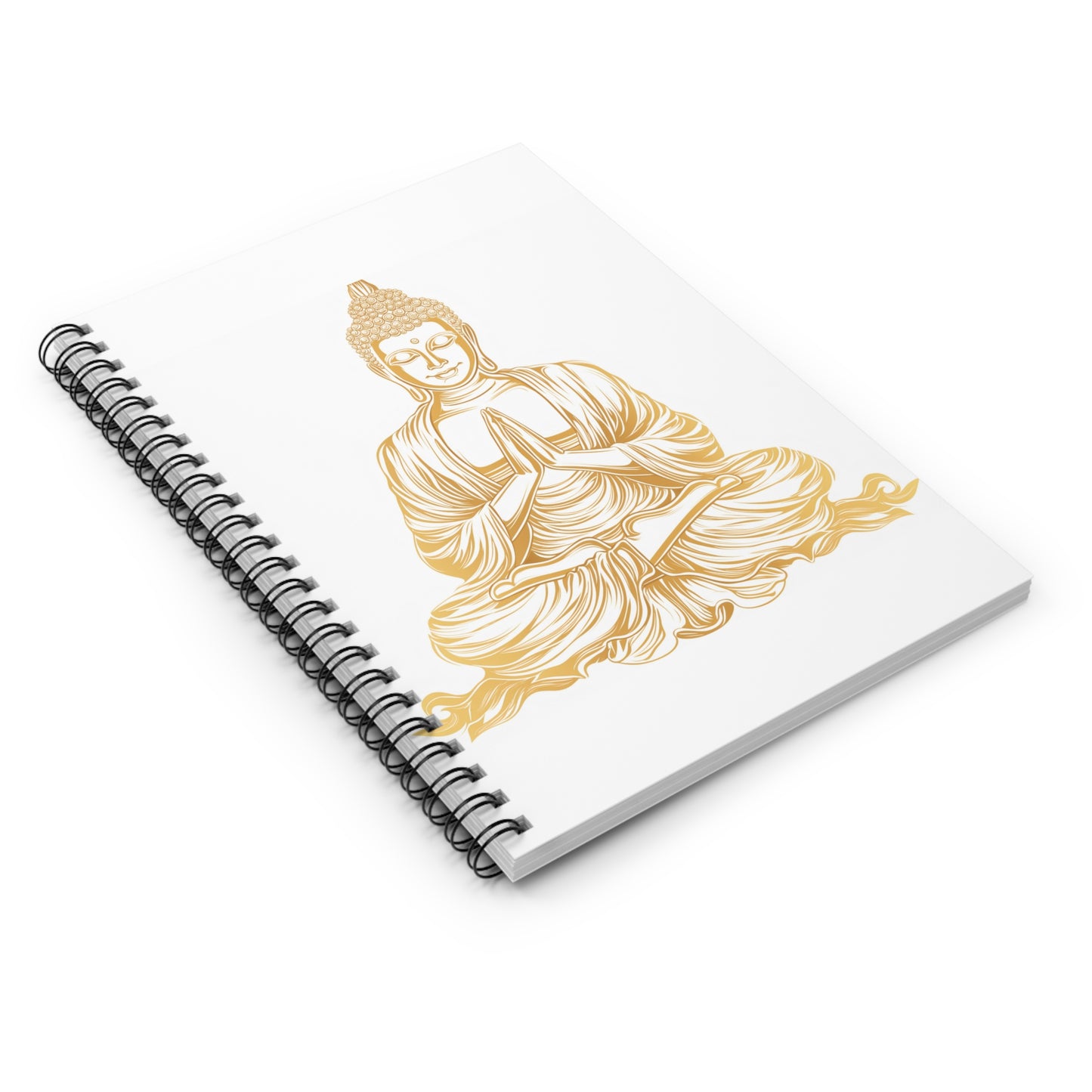 Buddha Serenity Spiral Notebook | Gratitude Journal | Ruled Line