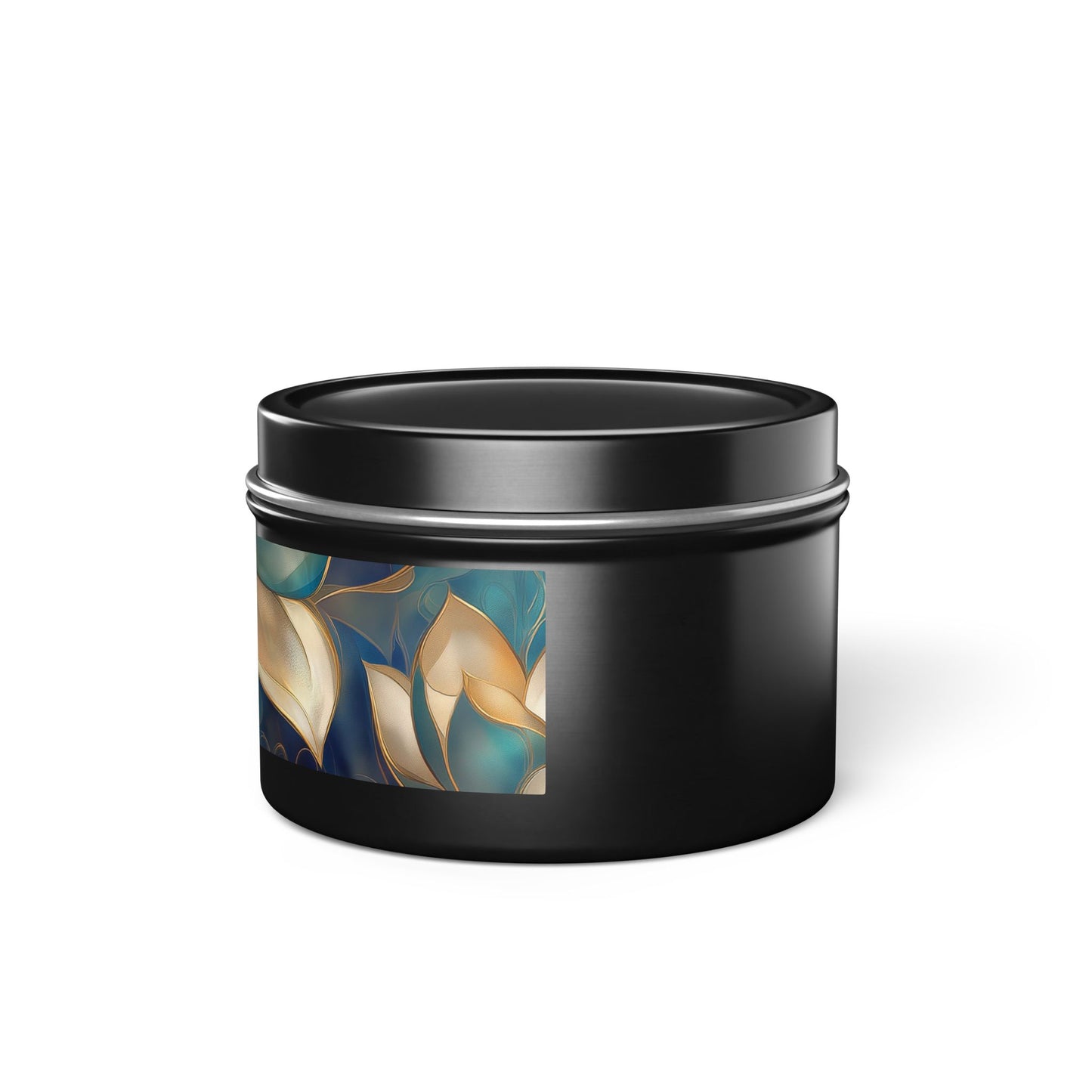 Lotus Blossom Aromatherapy Tin Candle | Hand-Poured Coconut Soy Wax | 4oz & 8oz