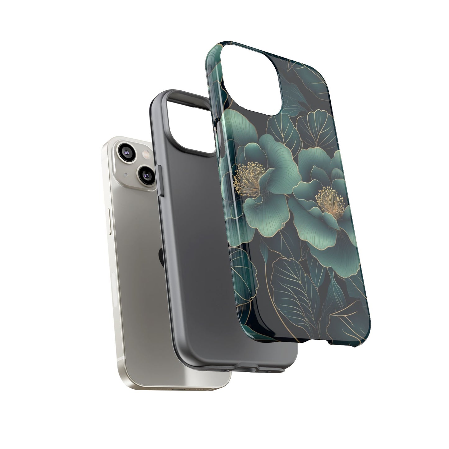 Floral Tough Case | Dual Layer Protection for iPhone, Samsung & Google Pixel