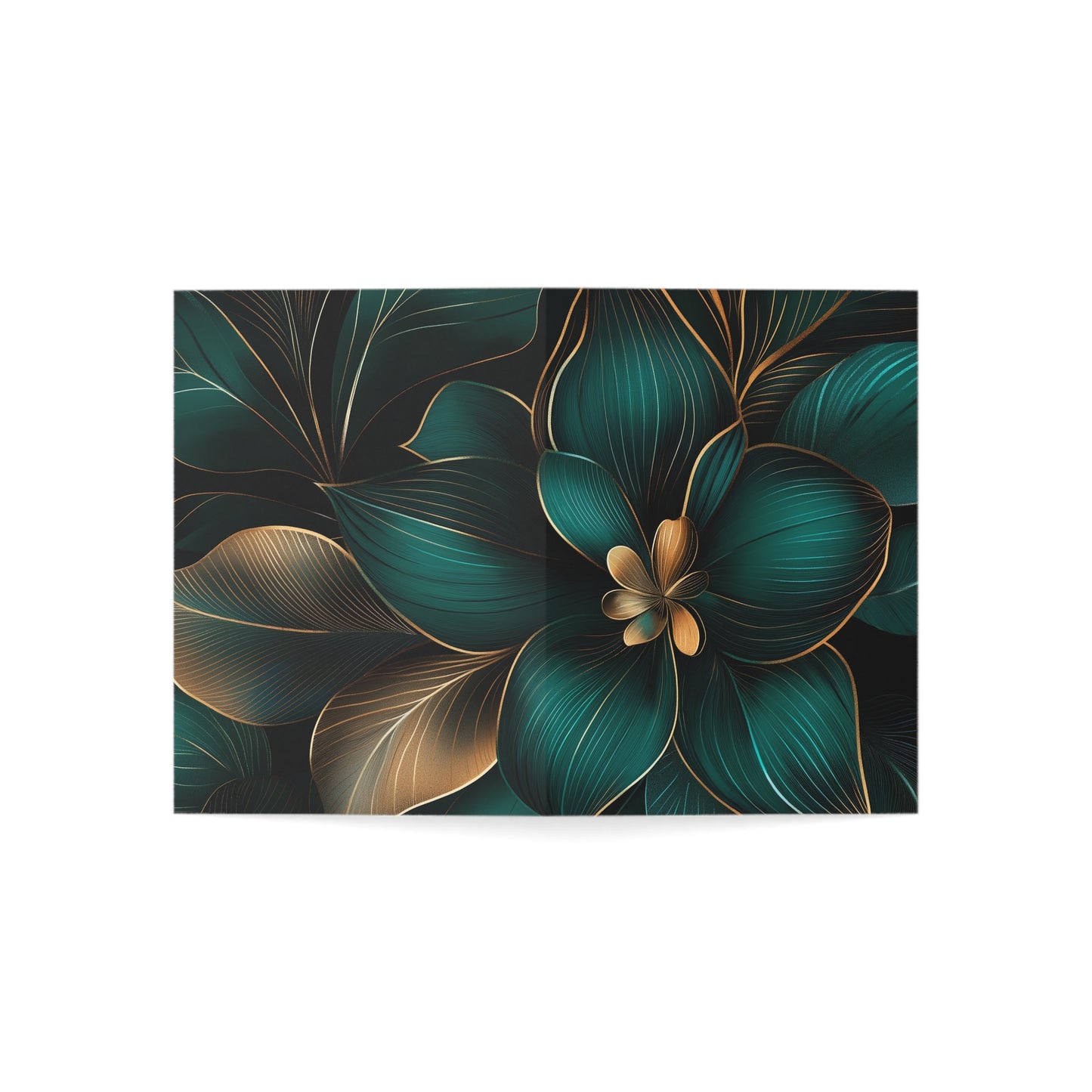 Floral Serenity Greeting Cards | Personalized Elegance for Every Occasion