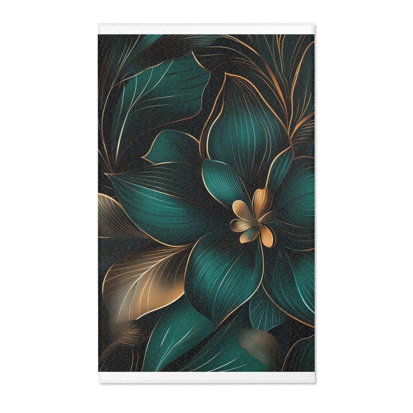 Elegant Botanical Design Area Rug | Available in Multiple Sizes