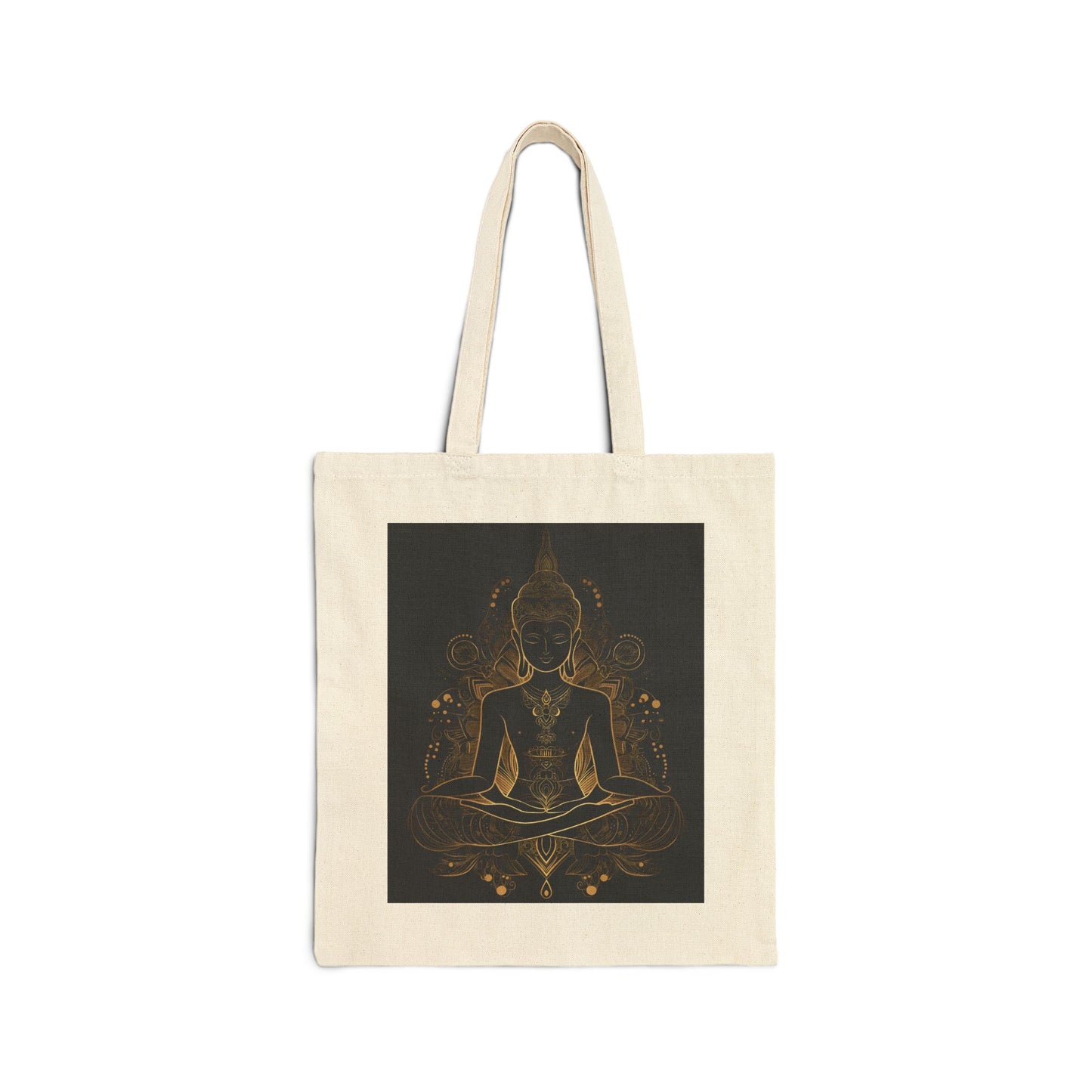 Mindful Serenity Cotton Canvas Tote Bag