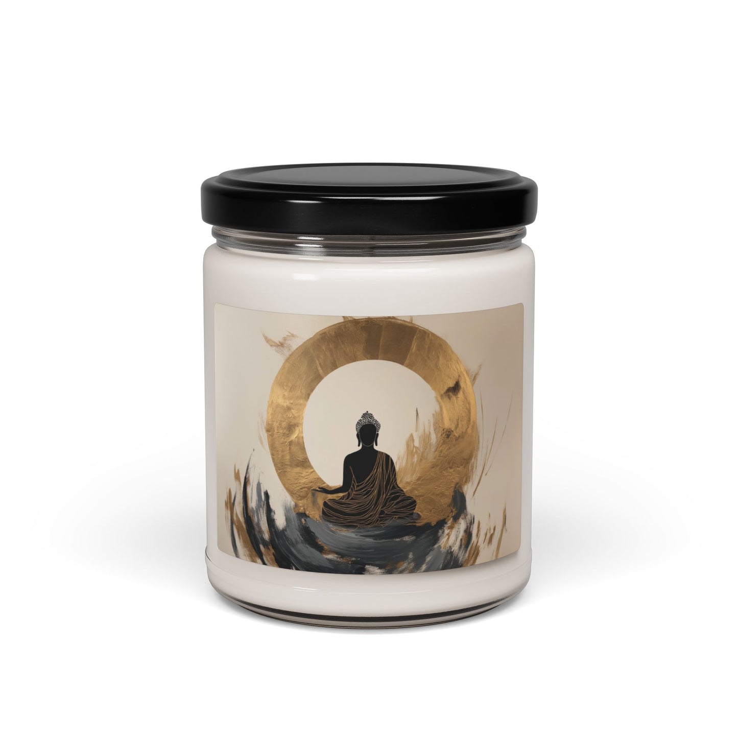 Zen Buddha Scented Soy Candle – Tranquility in Every Flicker