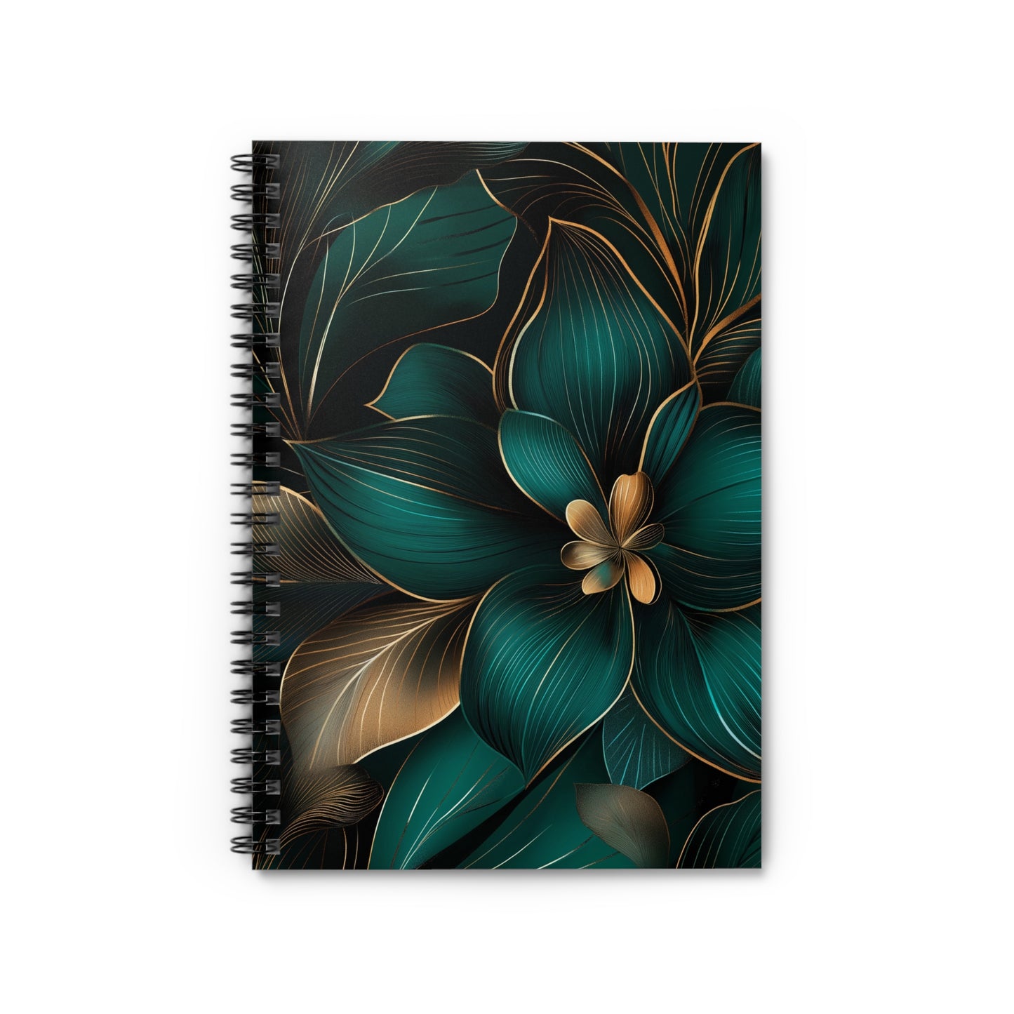 Mindful Blossoms Spiral Notebook | Your Daily Companion for Creativity | 118 Pages