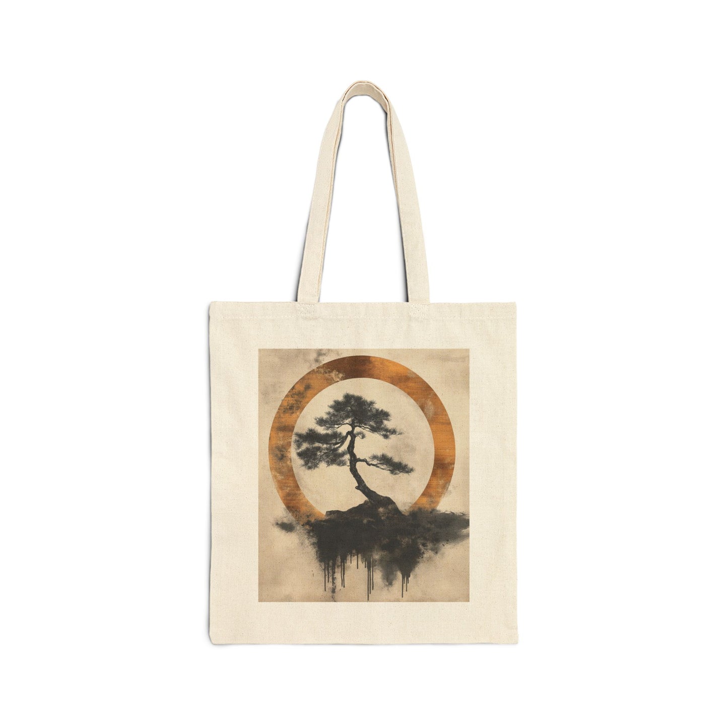 Bonsai-Baum-Tragetasche – 100 % Baumwoll-Canvas, umweltfreundliches, langlebiges Design für Studenten, Yoga-Enthusiasten und Achtsamkeitsliebhaber