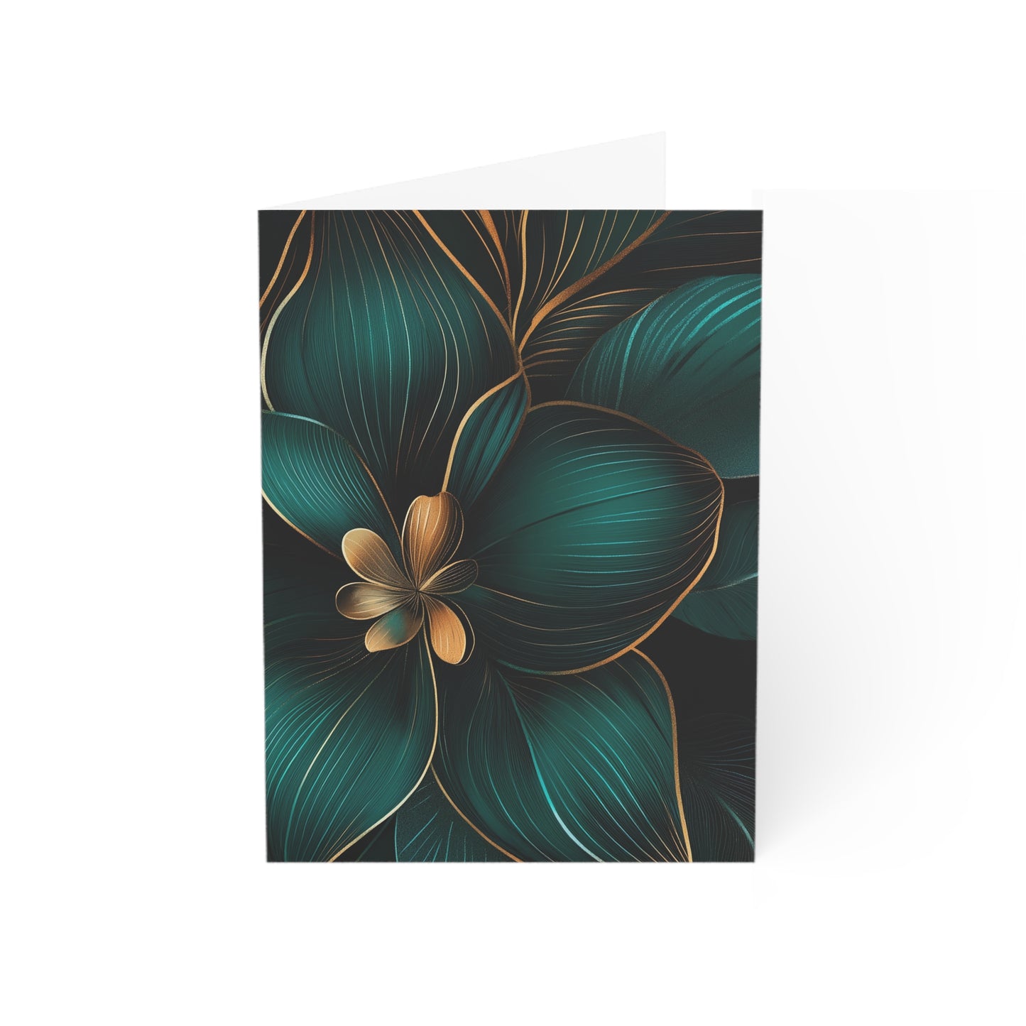 Floral Serenity Greeting Cards | Personalized Elegance for Every Occasion