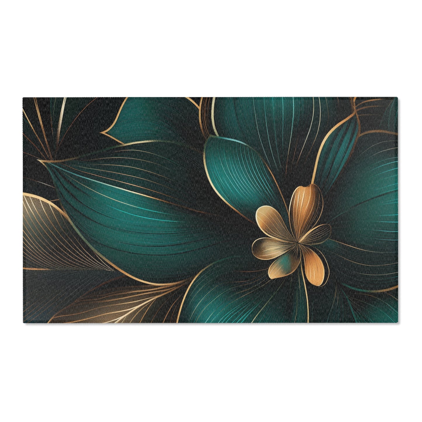 Elegant Botanical Design Area Rug | Available in Multiple Sizes