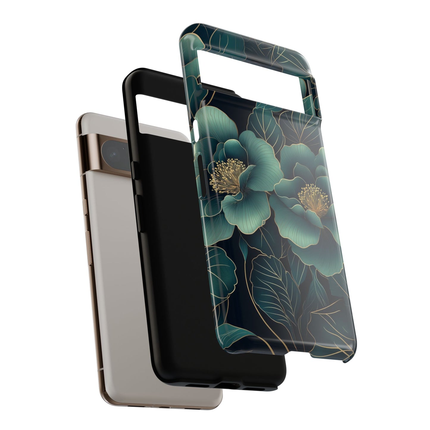 Floral Tough Case | Dual Layer Protection for iPhone, Samsung & Google Pixel