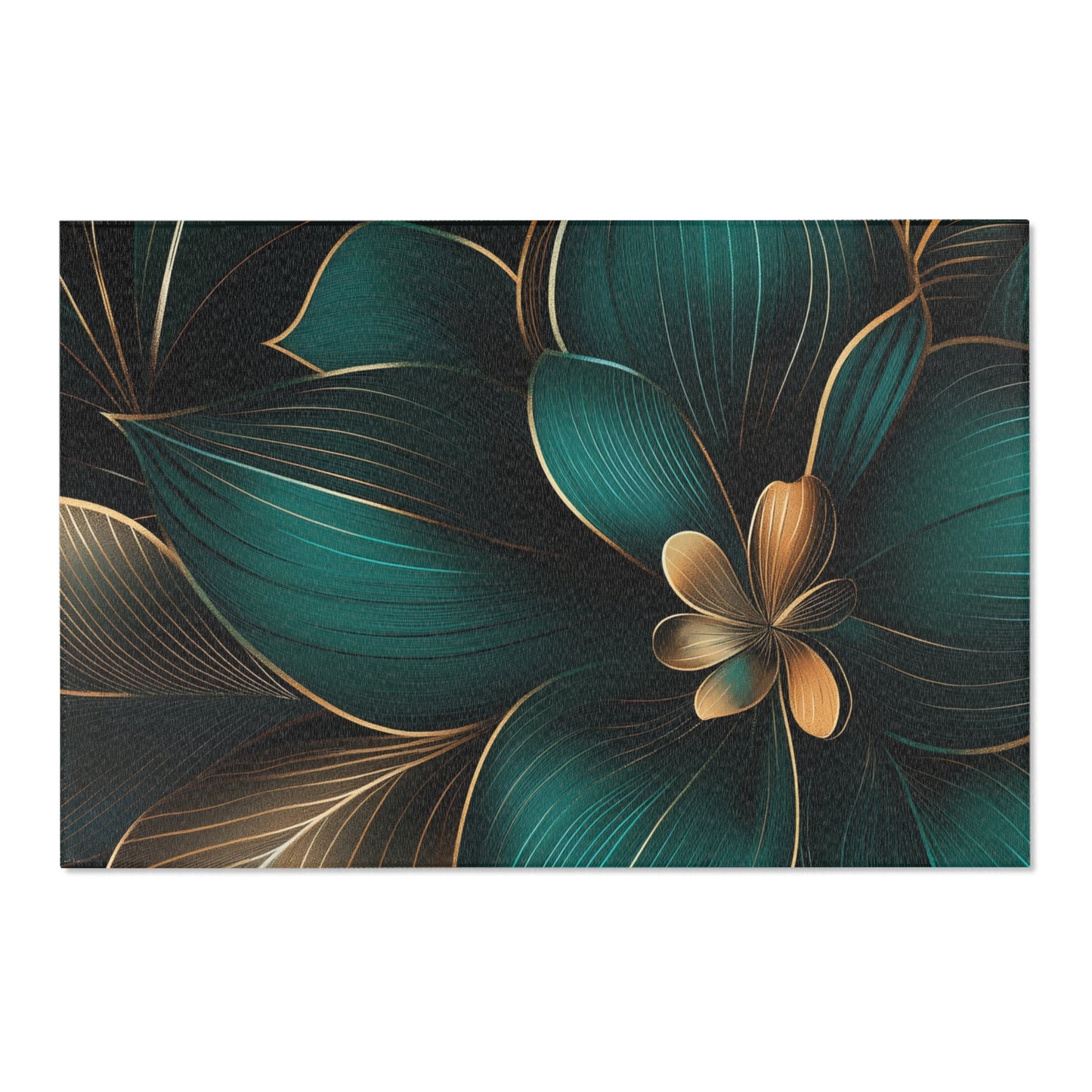 Elegant Botanical Design Area Rug | Available in Multiple Sizes