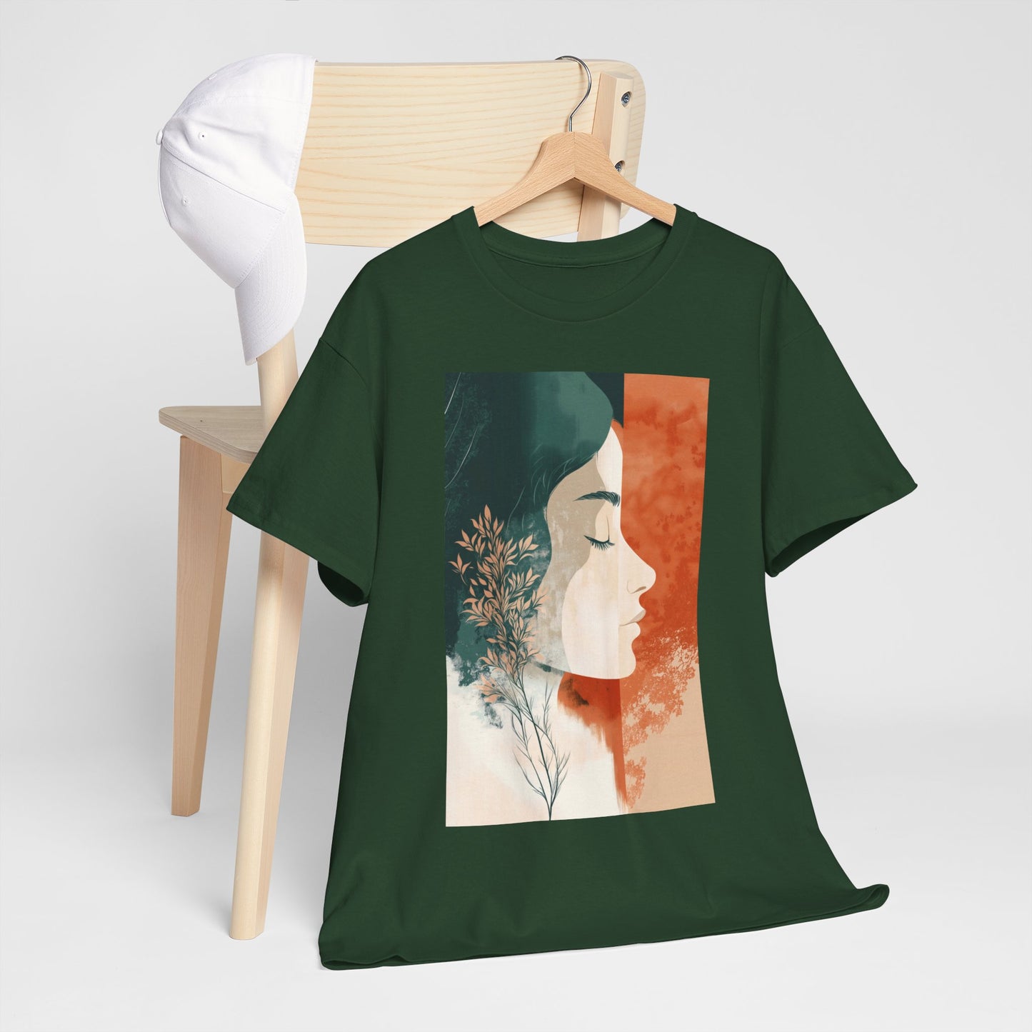 Inner Calm Unisex Heavy Cotton Tee – Zen-inspirierte Kunst für ein friedliches Leben