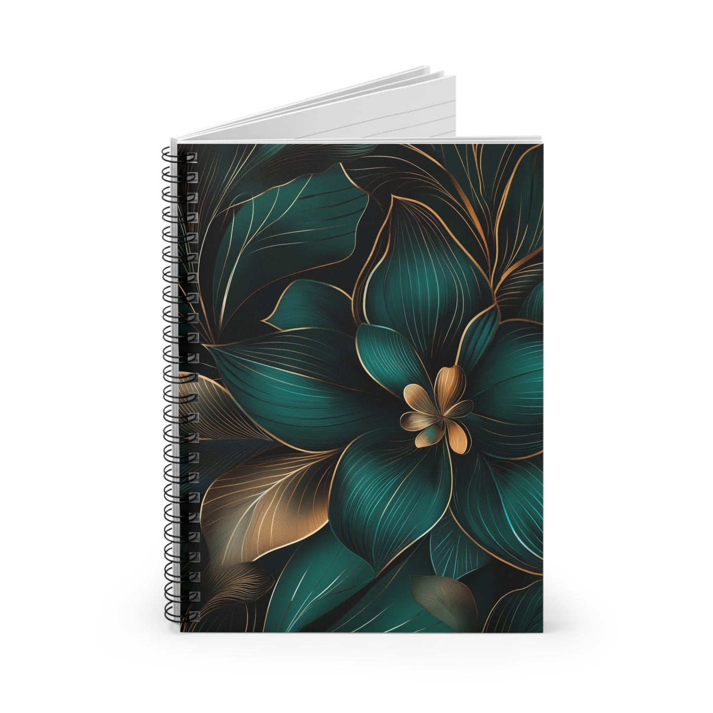 Mindful Blossoms Spiral Notebook | Your Daily Companion for Creativity | 118 Pages