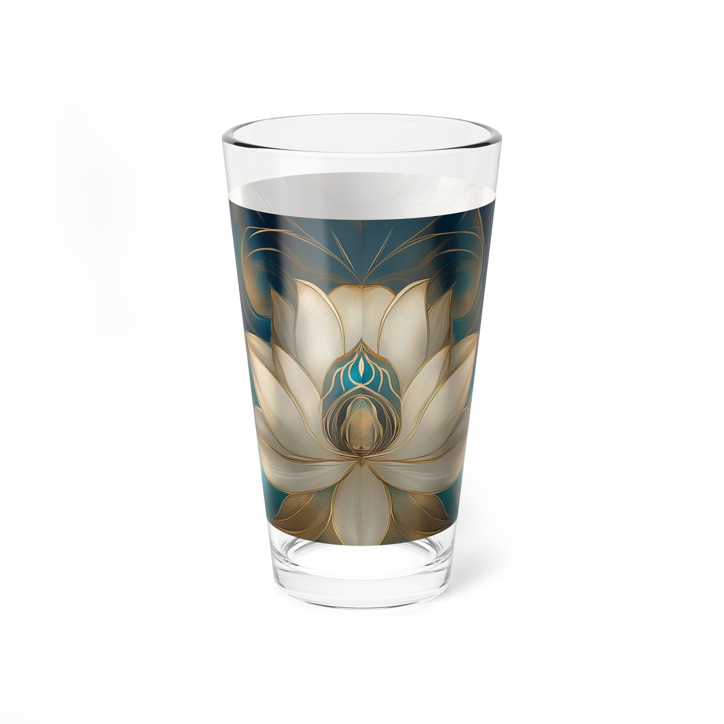 Lotus Elegance Mixglas | 16 oz | Zwei-in-Eins-Shaker und Servierglas