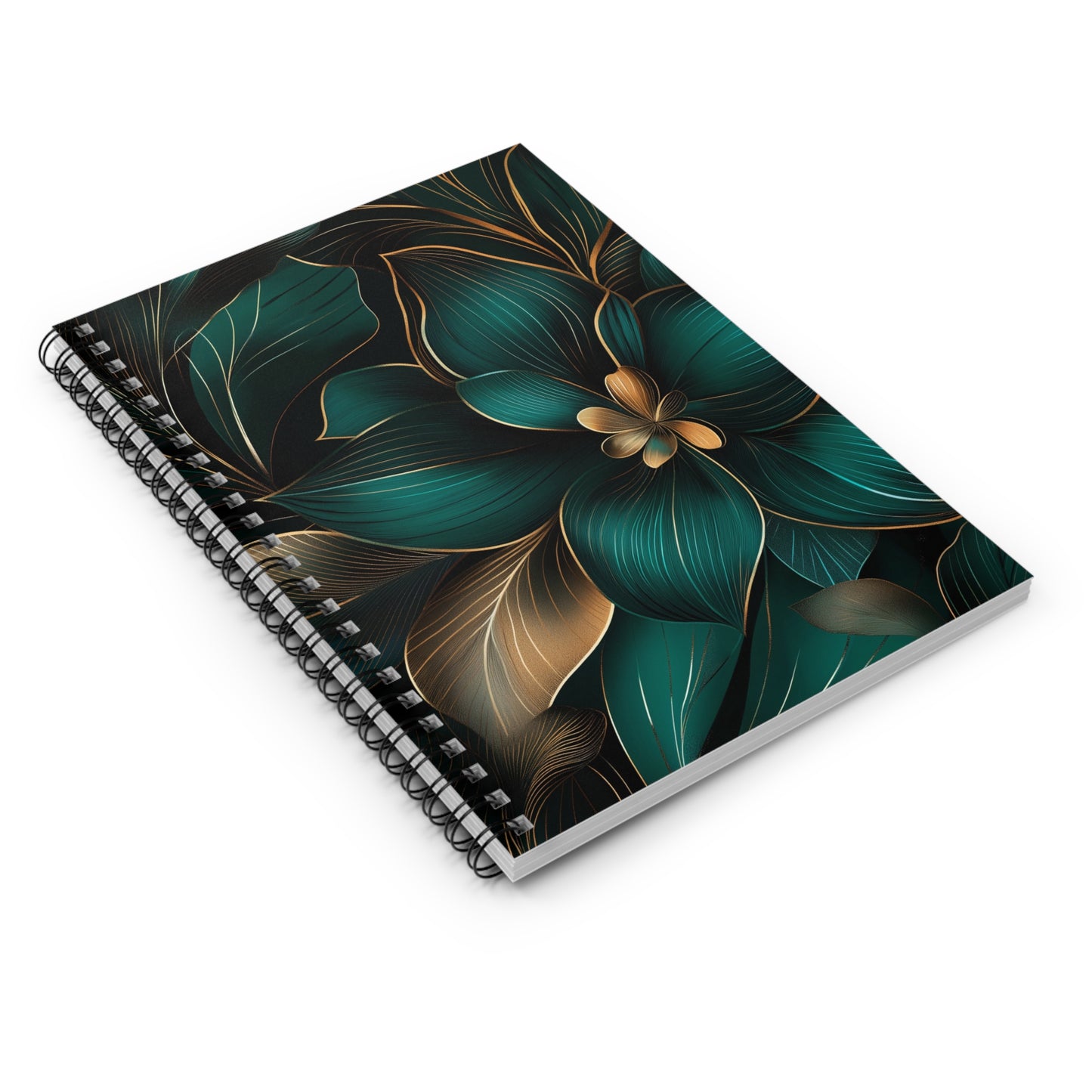 Mindful Blossoms Spiral Notebook | Your Daily Companion for Creativity | 118 Pages