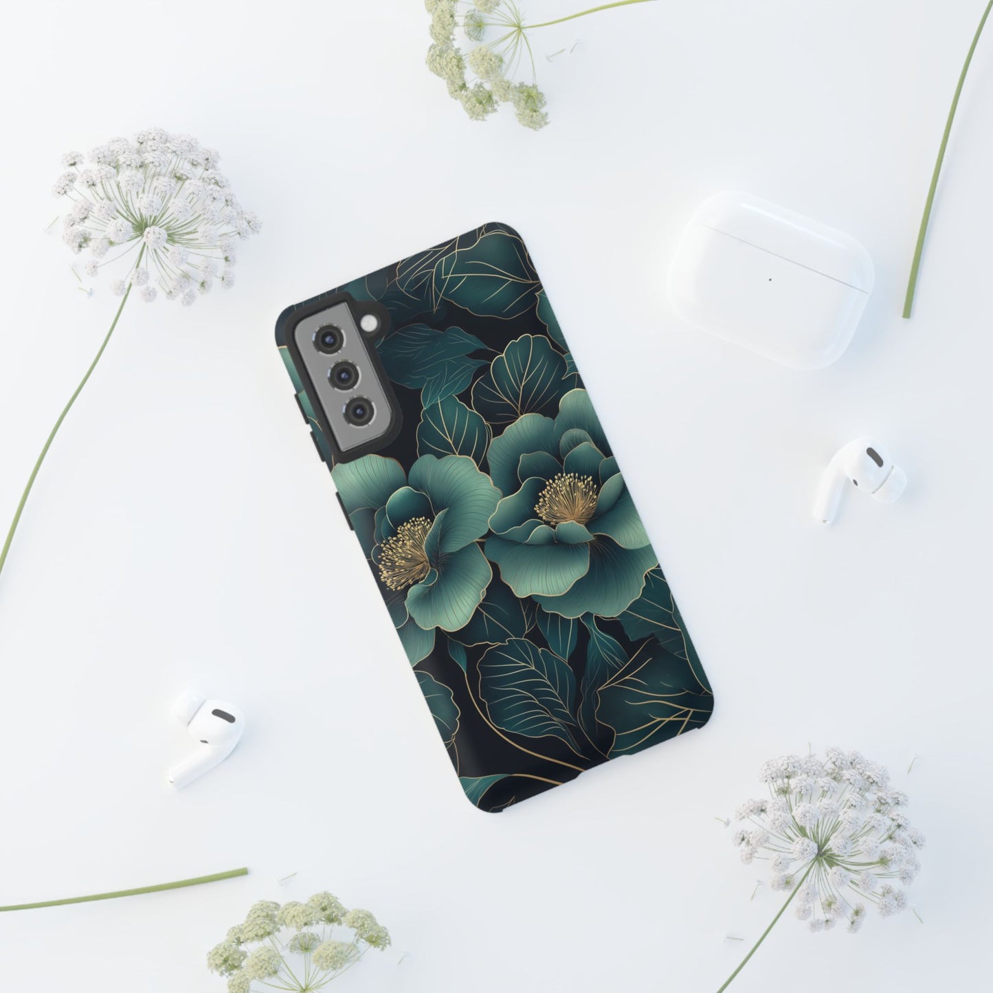 Floral Tough Case | Dual Layer Protection for iPhone, Samsung & Google Pixel