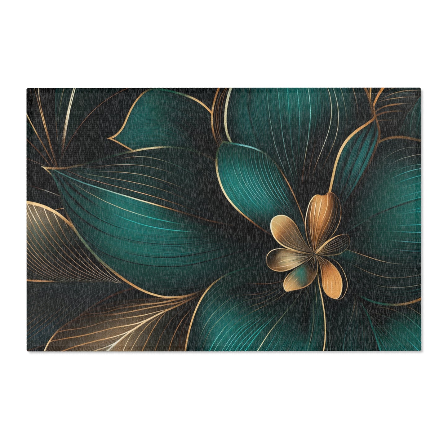 Elegant Botanical Design Area Rug | Available in Multiple Sizes